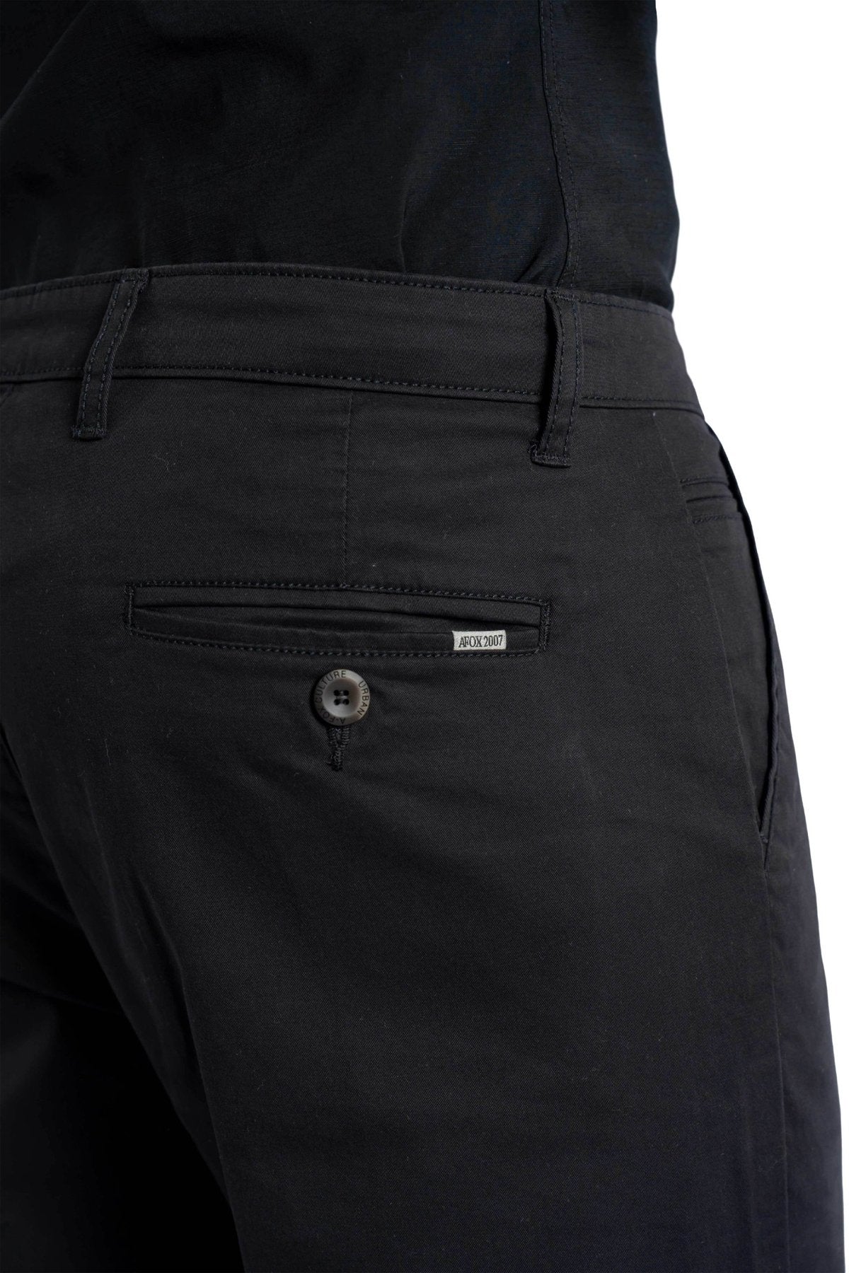 Ease Relaxed Fit Jet Black Trouser.-zoom-2