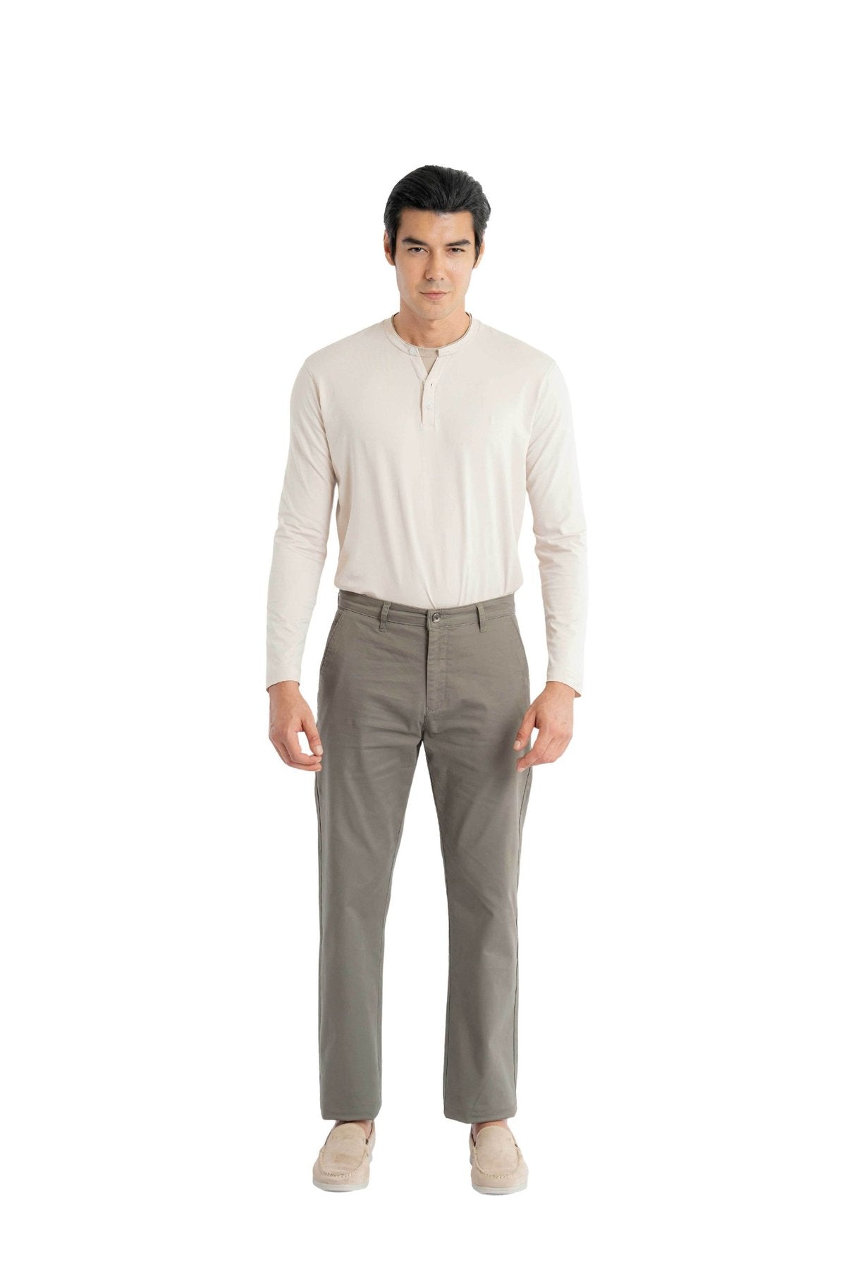 Ease Relaxed Fit Smoke Grey Trouser.-zoom-4