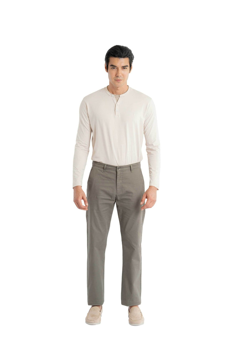 Ease Relaxed Fit Smoke Grey Trouser.-zoom-
