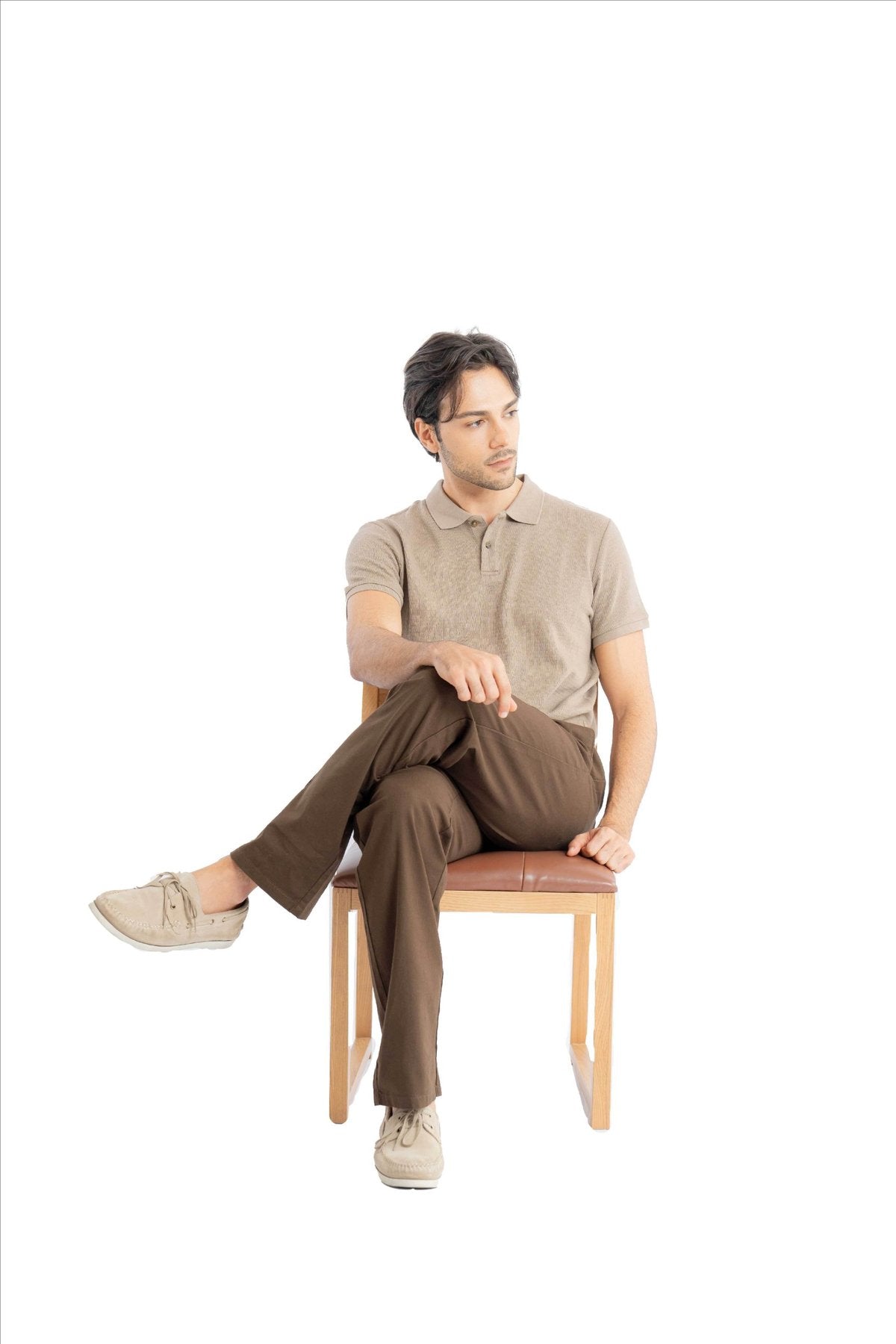Coast Relaxed Fit Chocolate Brown Trouser.-5