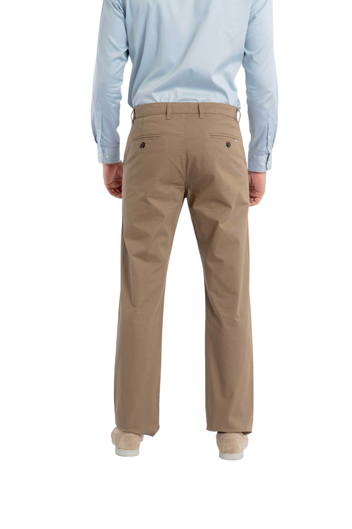 Ease Relaxed Fit Umber Brown Trouser.-zoom-3