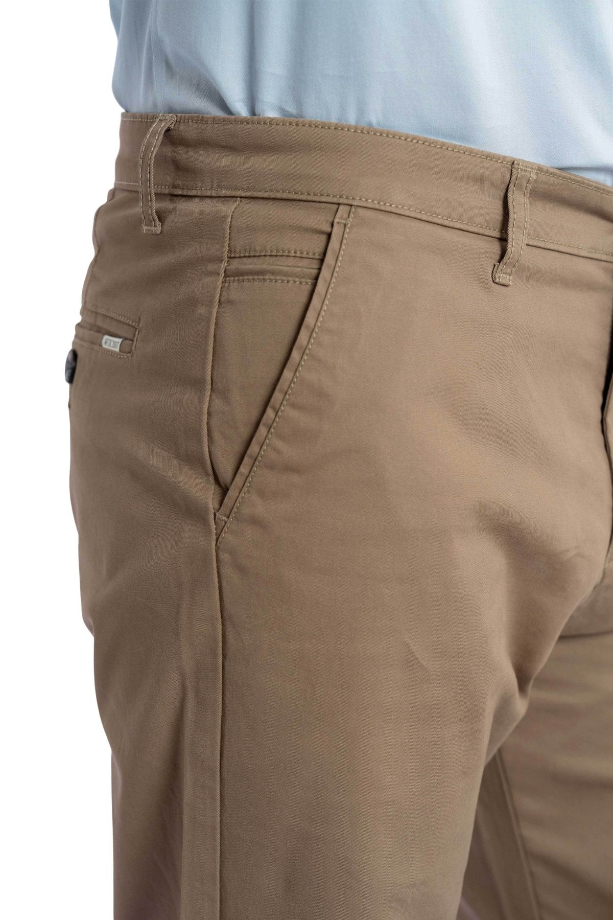 Ease Relaxed Fit Umber Brown Trouser.-zoom-1