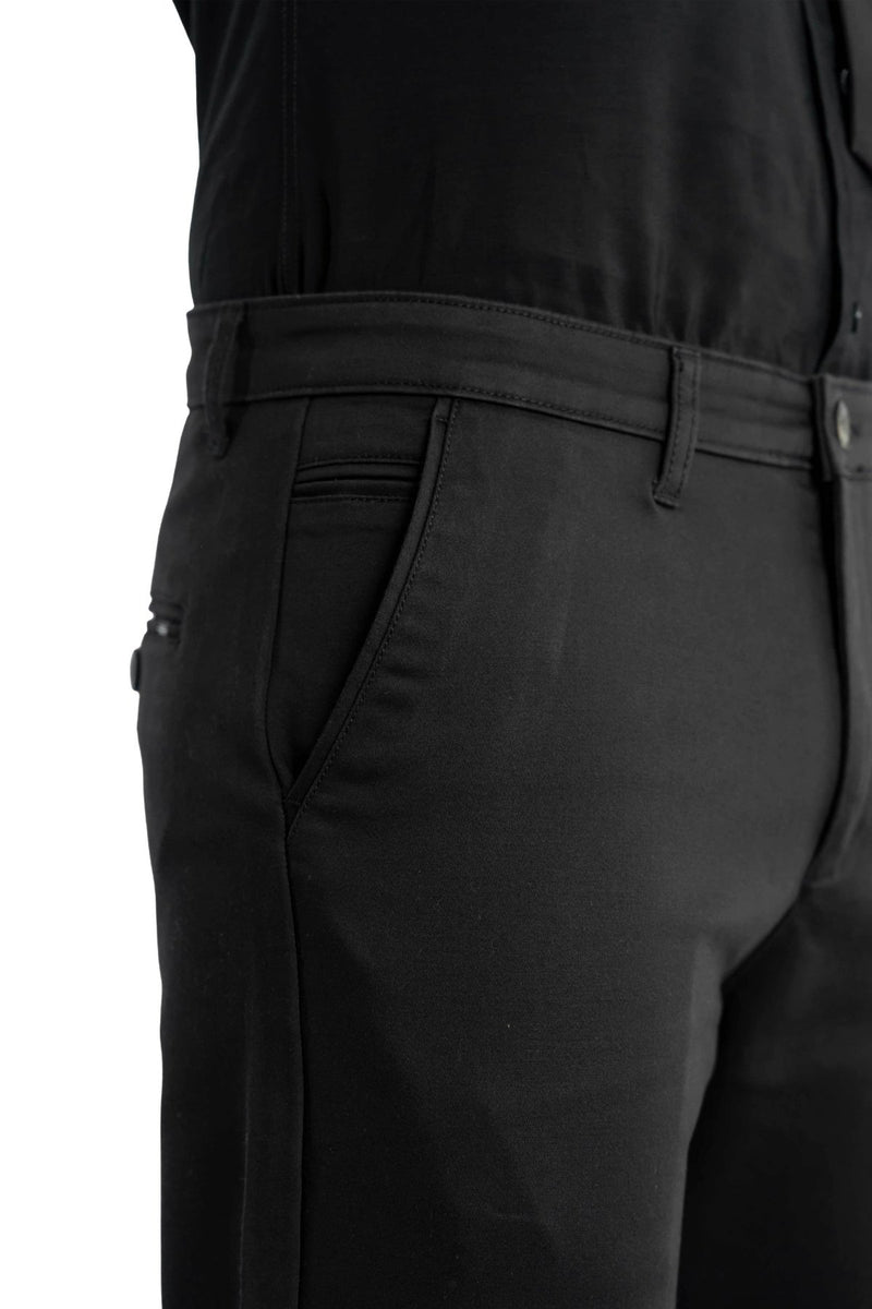 Edge Relaxed Fit Jet Black Trouser.-zoom-