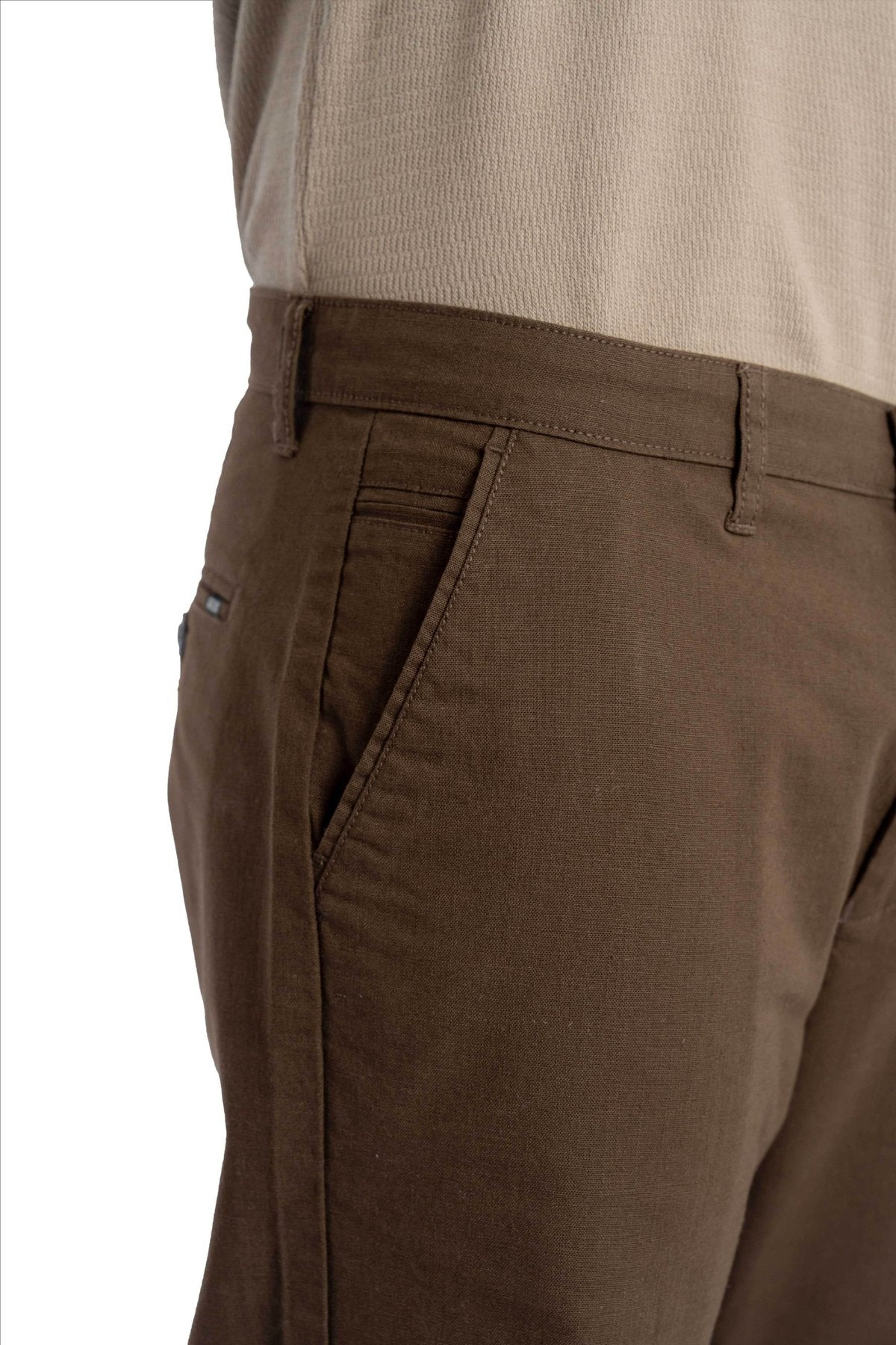 Coast Relaxed Fit Chocolate Brown Trouser.-zoom-1