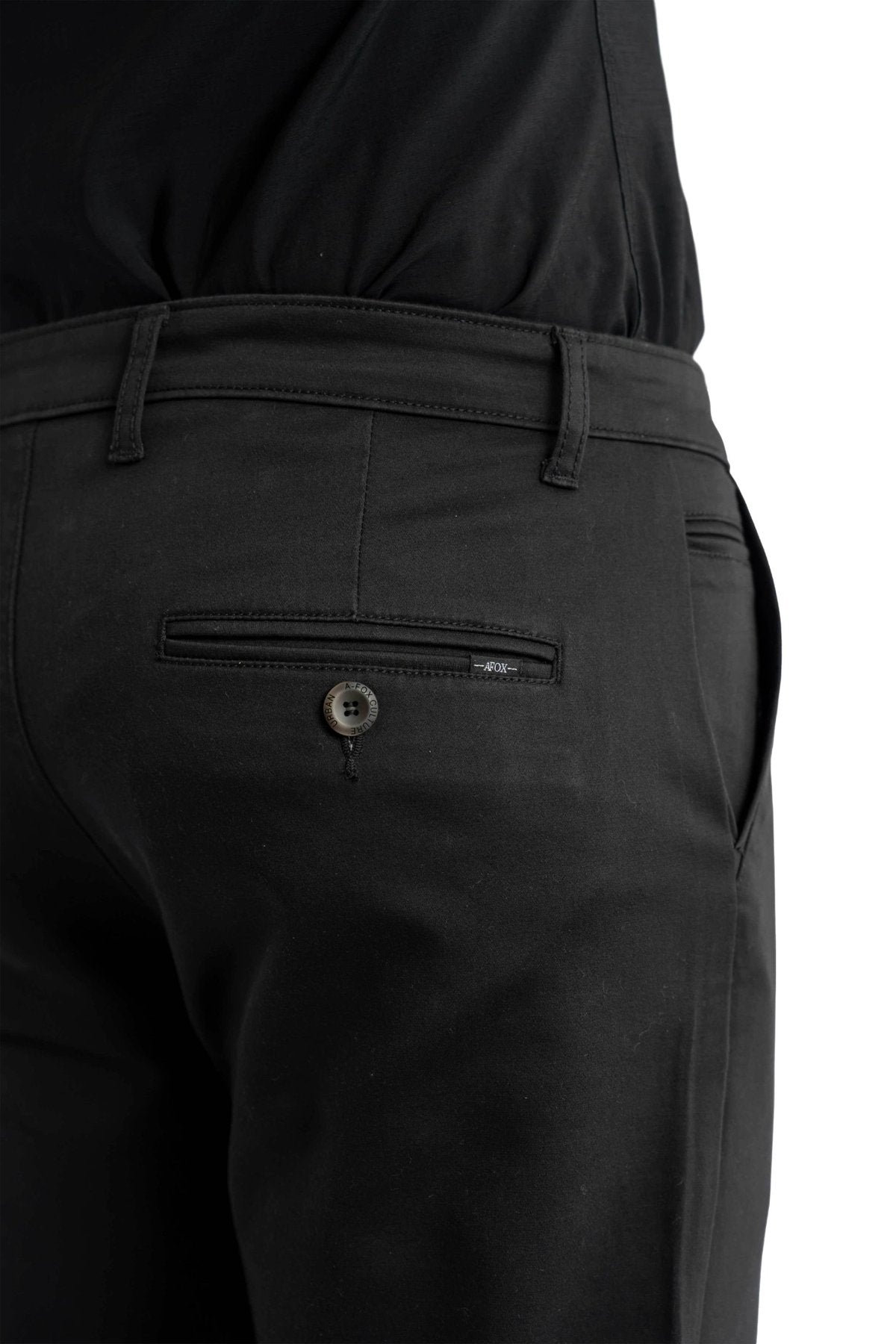 Edge Relaxed Fit Jet Black Trouser.-zoom-2