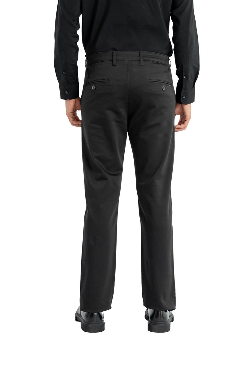 Edge Relaxed Fit Jet Black Trouser.-zoom-
