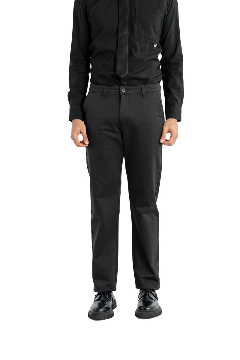 Edge Relaxed Fit Jet Black Trouser.-zoom-