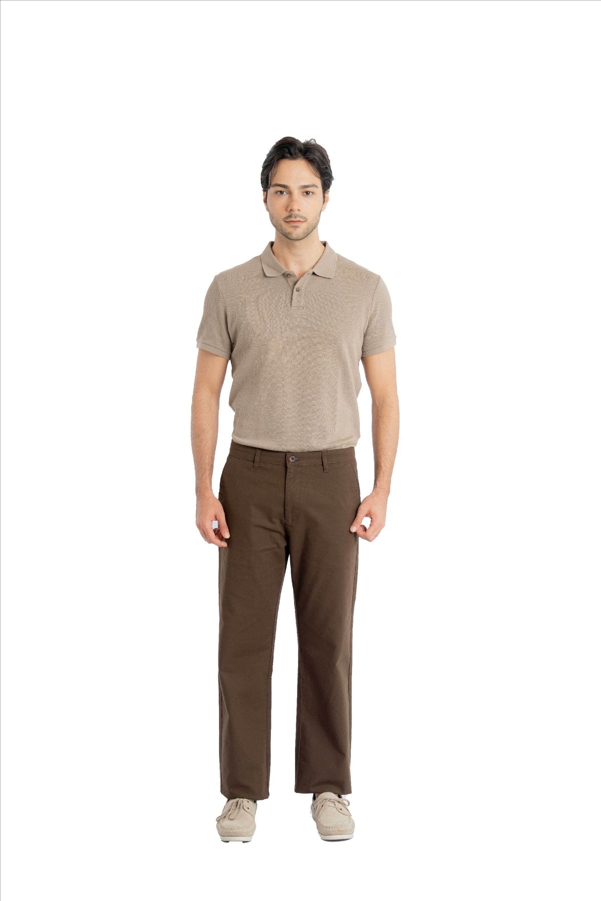 Coast Relaxed Fit Chocolate Brown Trouser.-zoom-4