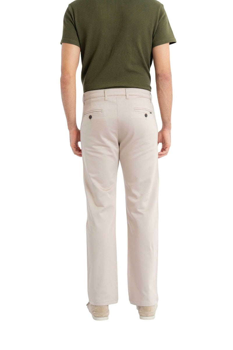 Edge Relaxed Fit Soft Cream Trouser.-zoom-