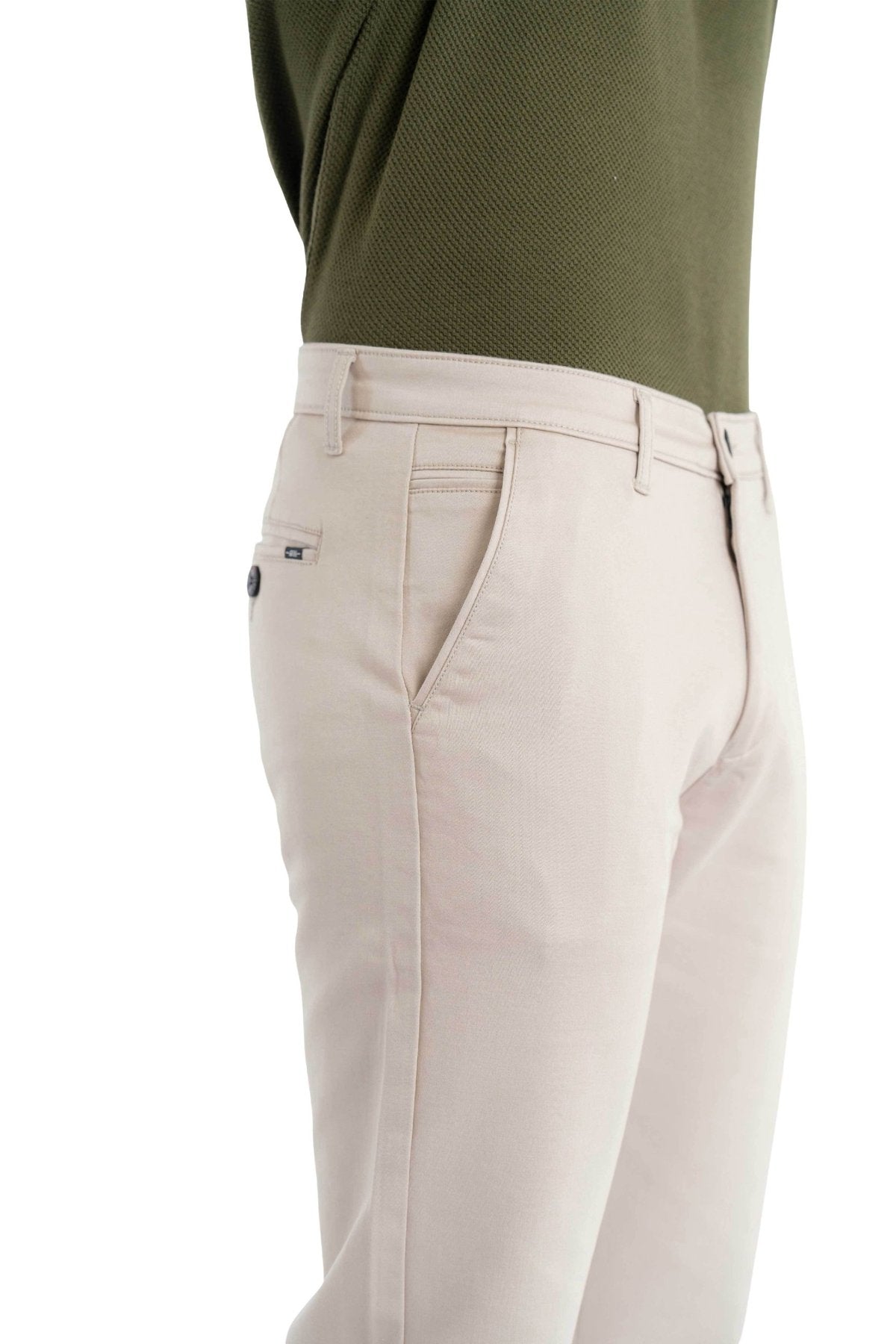 Edge Relaxed Fit Soft Cream Trouser.