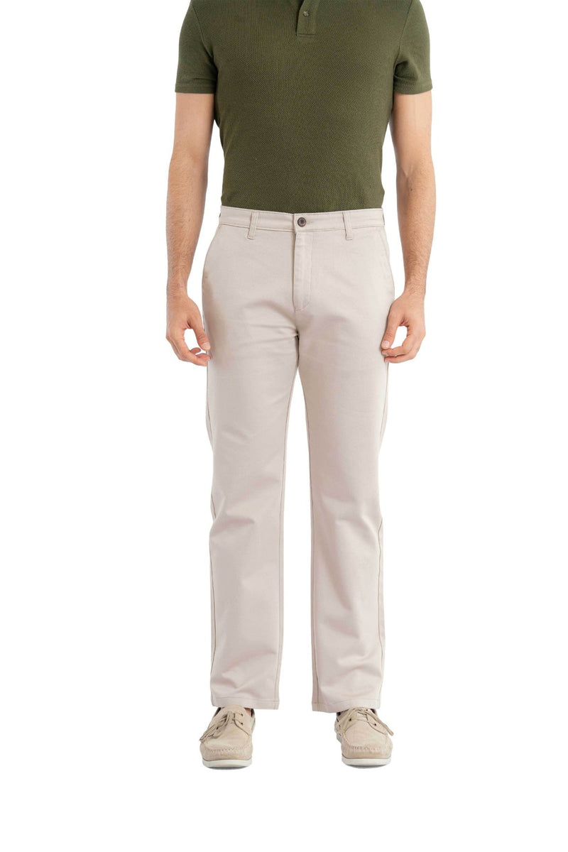 Edge Relaxed Fit Soft Cream Trouser.-zoom-