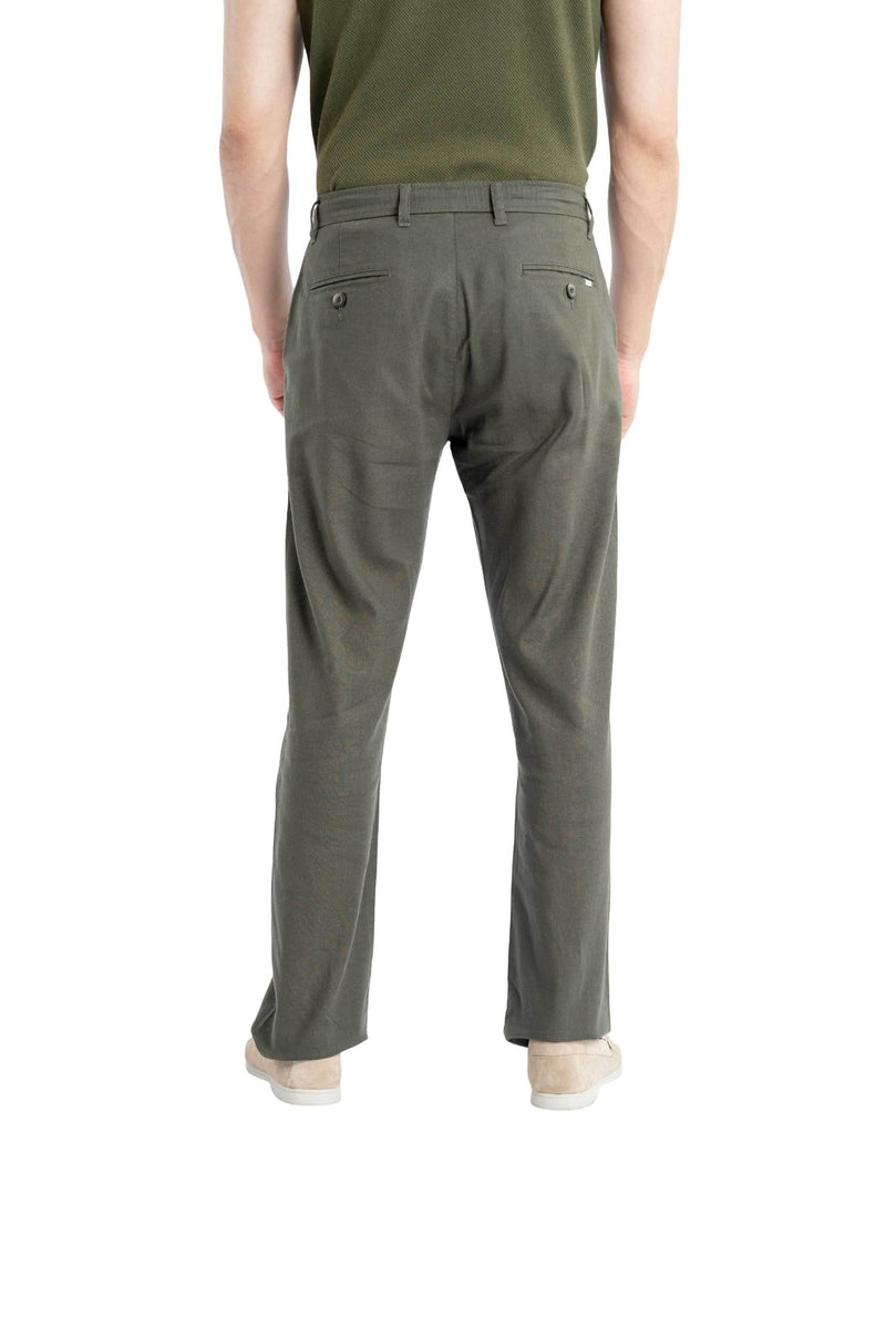 Air Relaxed Fit Olive Green Trouser.-zoom-