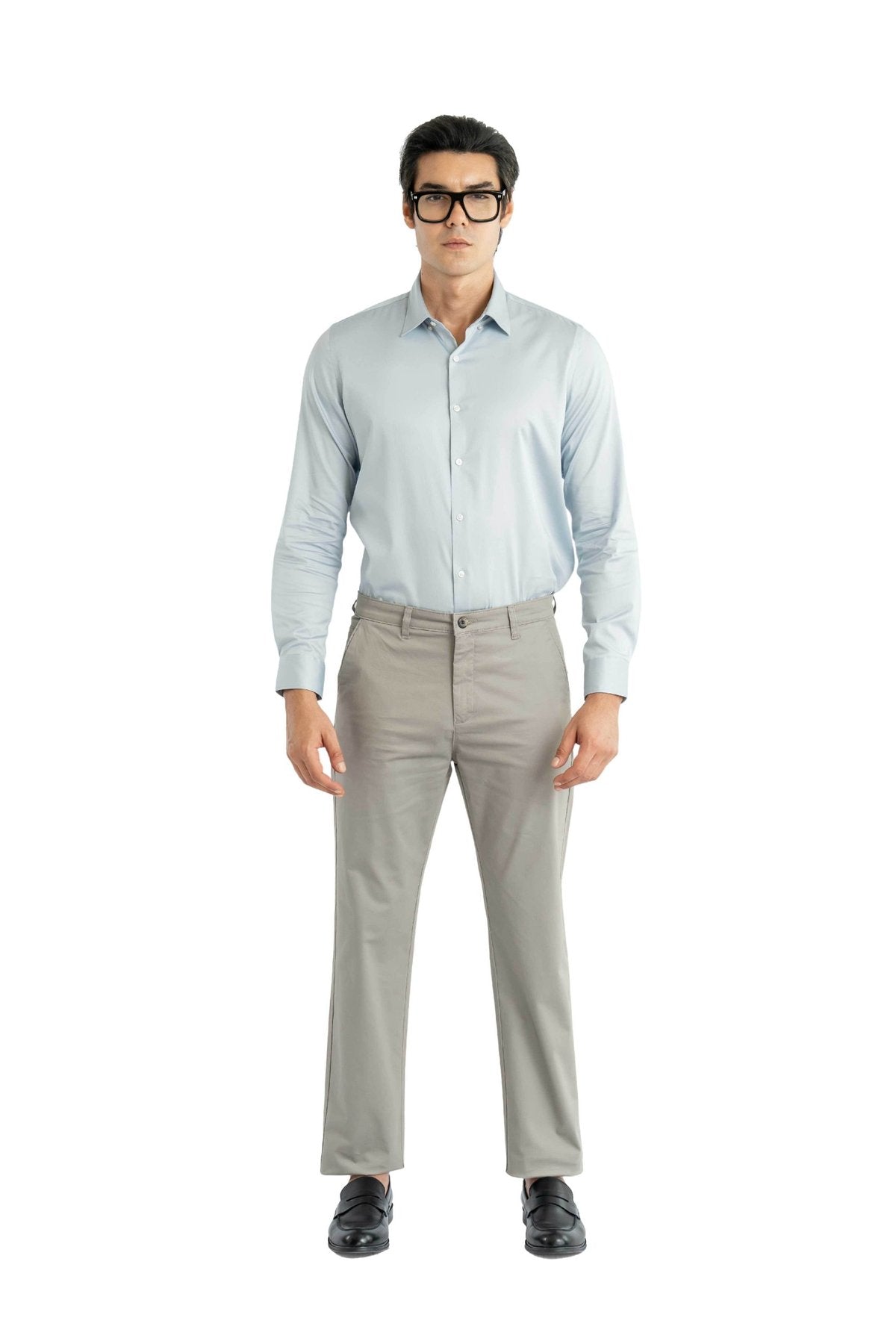 Motion Relaxed Fit Charcoal Grey Trouser.-4