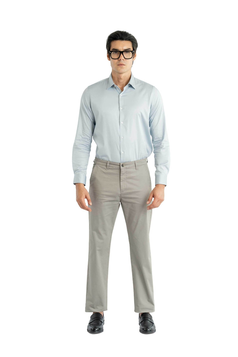 Motion Relaxed Fit Charcoal Grey Trouser.-zoom-