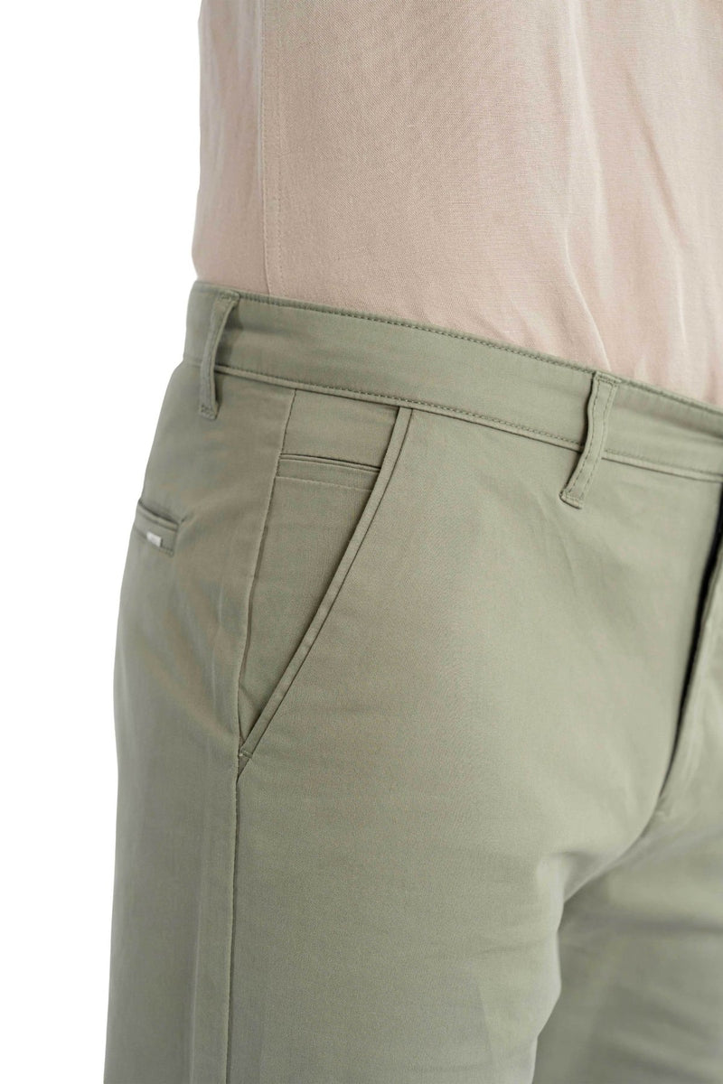 Motion Relaxed Fit Forest Green Trouser.-zoom-