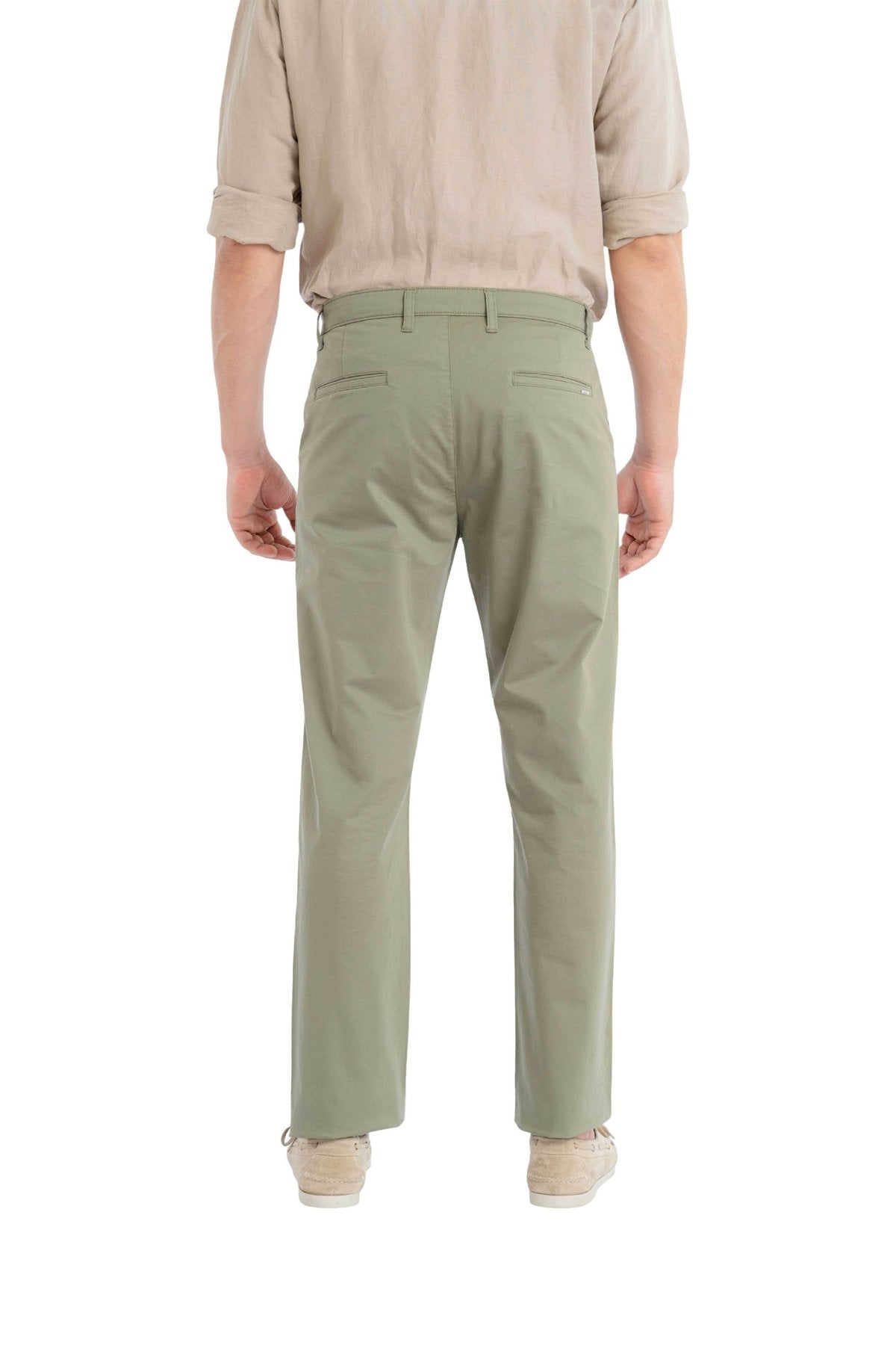 Motion Relaxed Fit Forest Green Trouser.-3