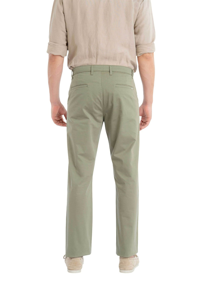 Motion Relaxed Fit Forest Green Trouser.-zoom-