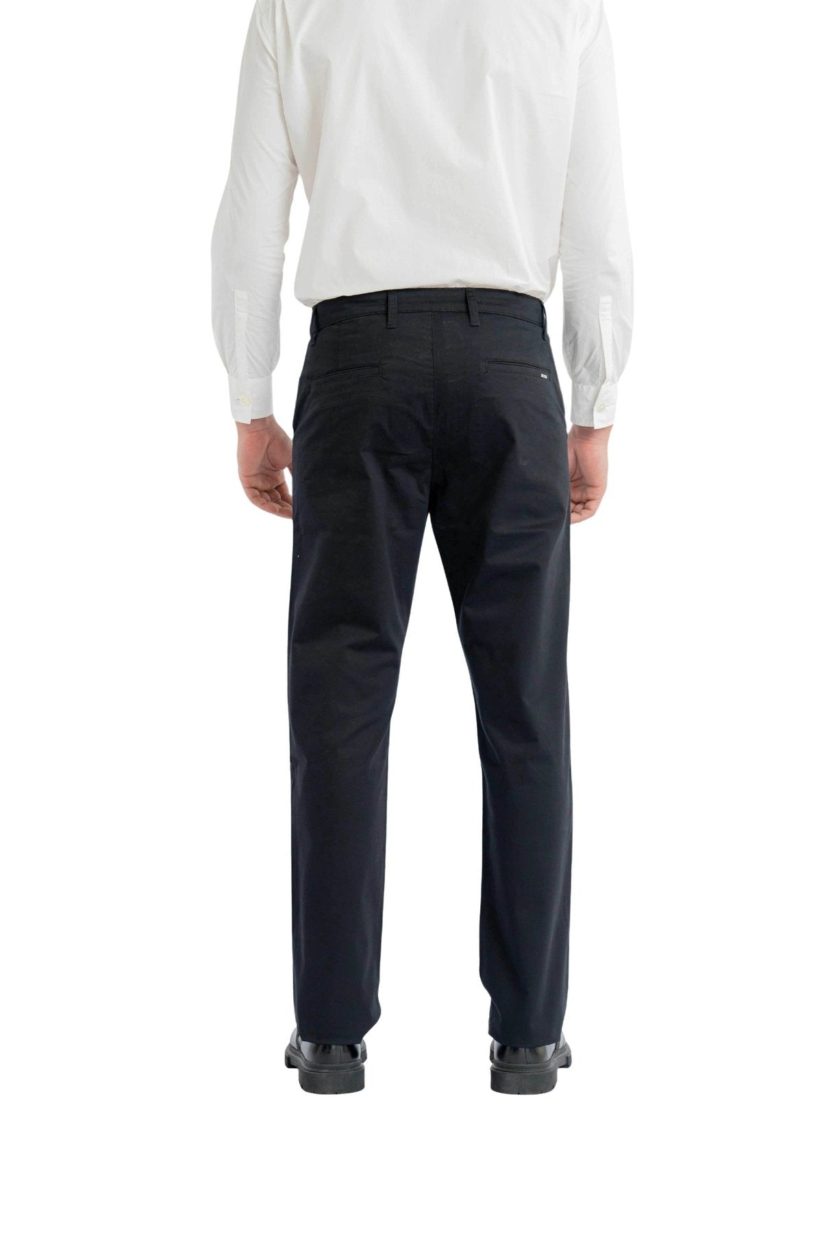 Motion Relaxed Fit Jet Black Trouser.-zoom-3