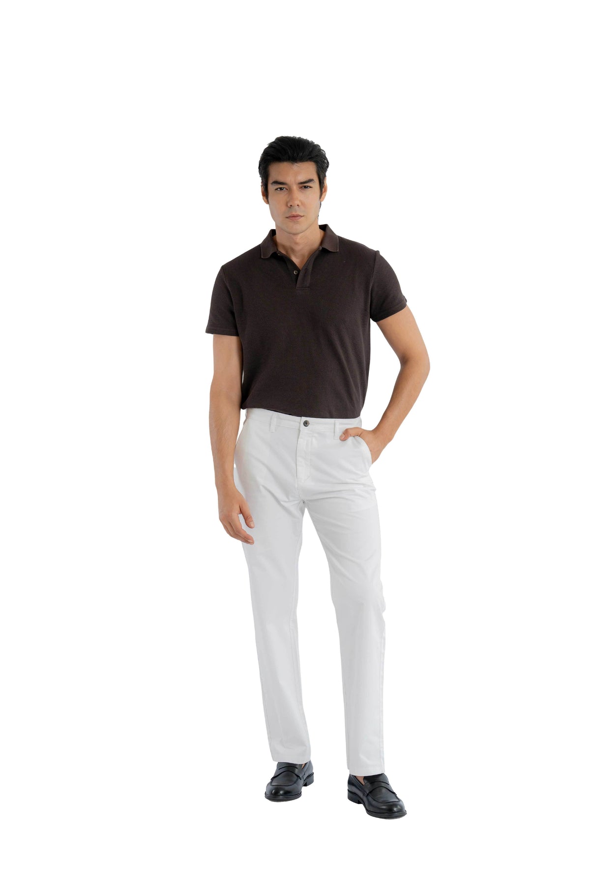 Motion Relaxed Fit Pure White Trouser.-zoom-5