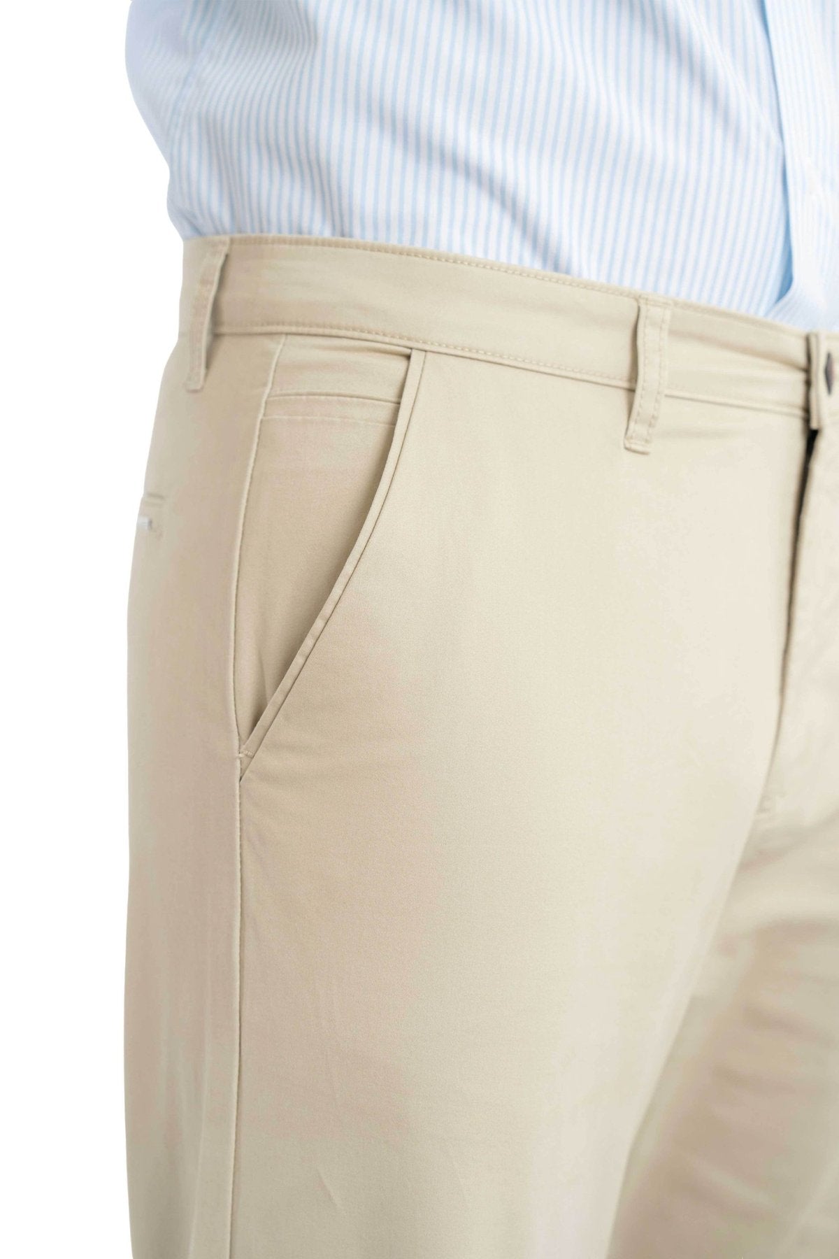 Motion Relaxed Fit Sand Fawn Trouser.
