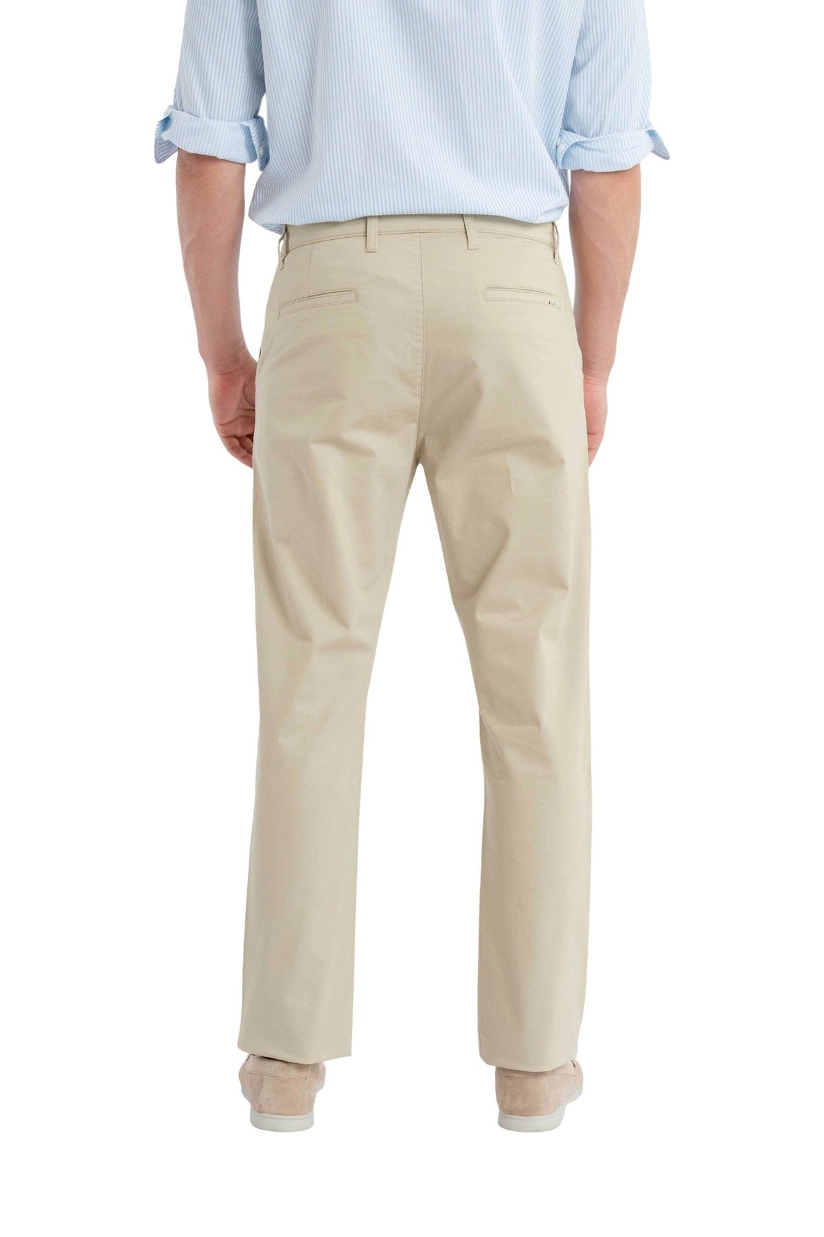 Motion Relaxed Fit Sand Fawn Trouser.-zoom-3