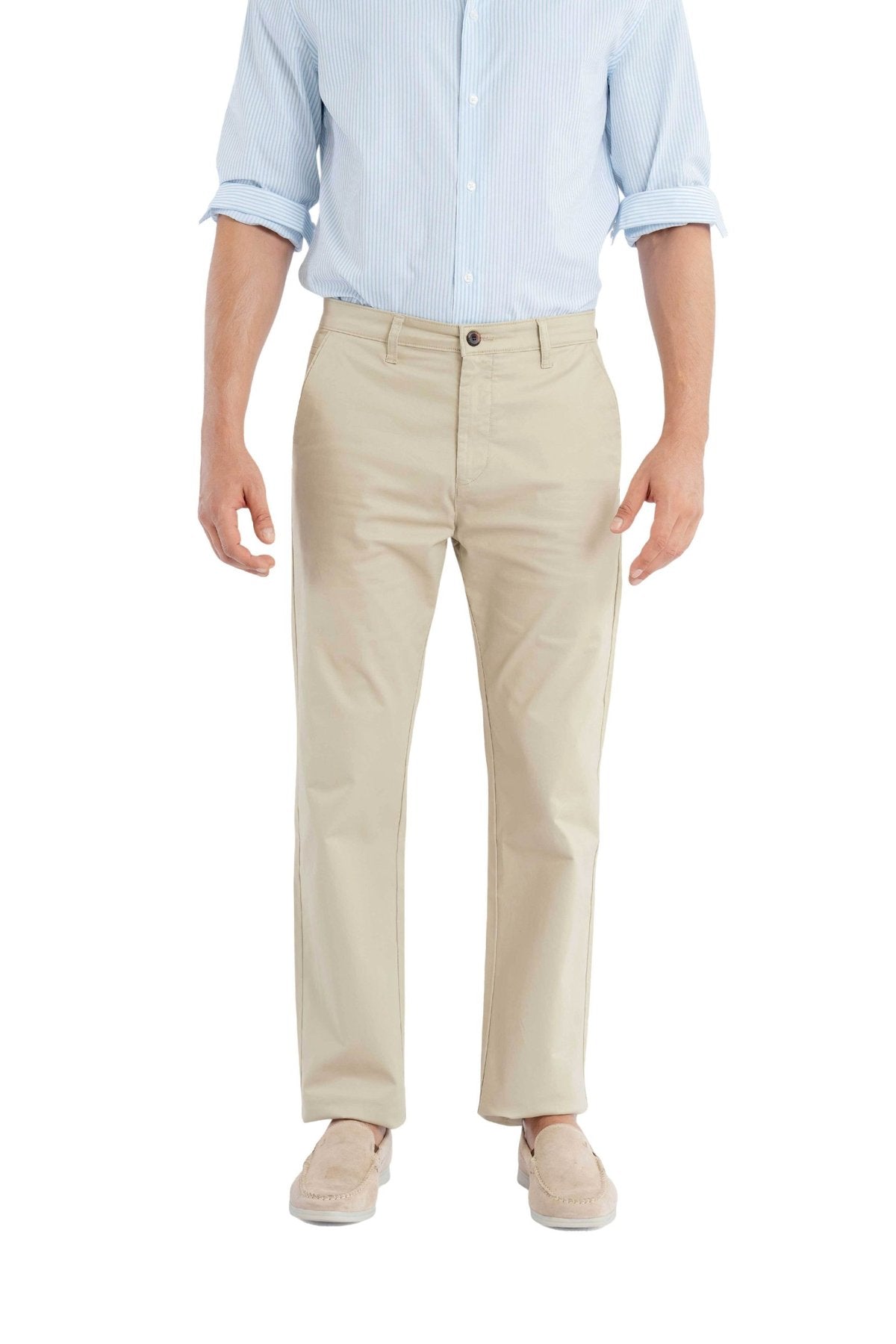 Motion Relaxed Fit Sand Fawn Trouser.-featured