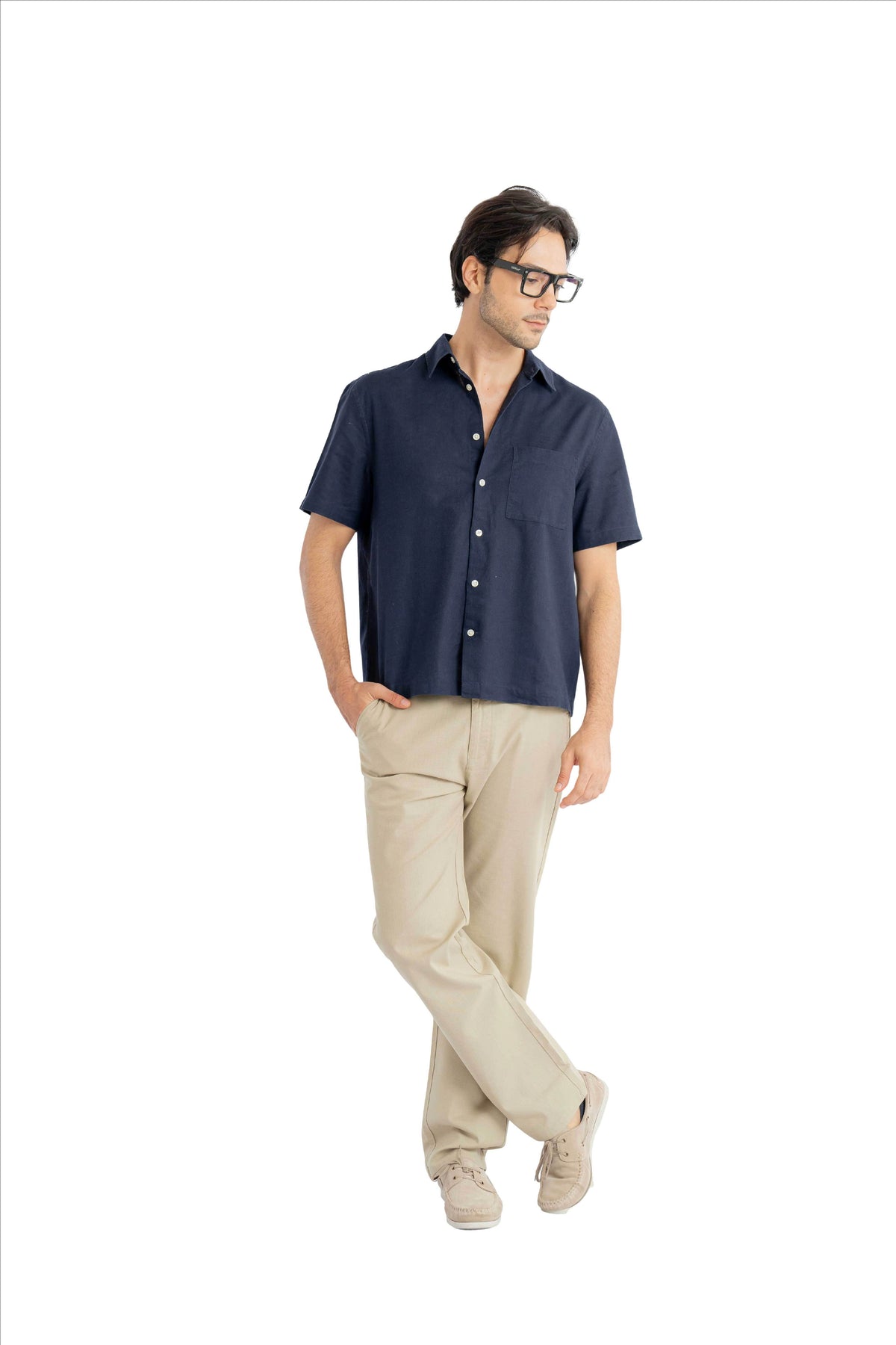 Coast Relaxed Fit Classic Khaki Trouser.-4