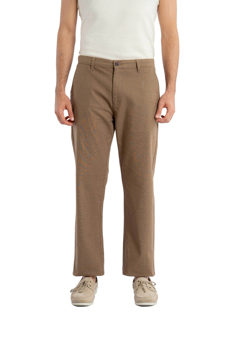 Coast Relaxed Fit Walnut Wood Trouser.-zoom-