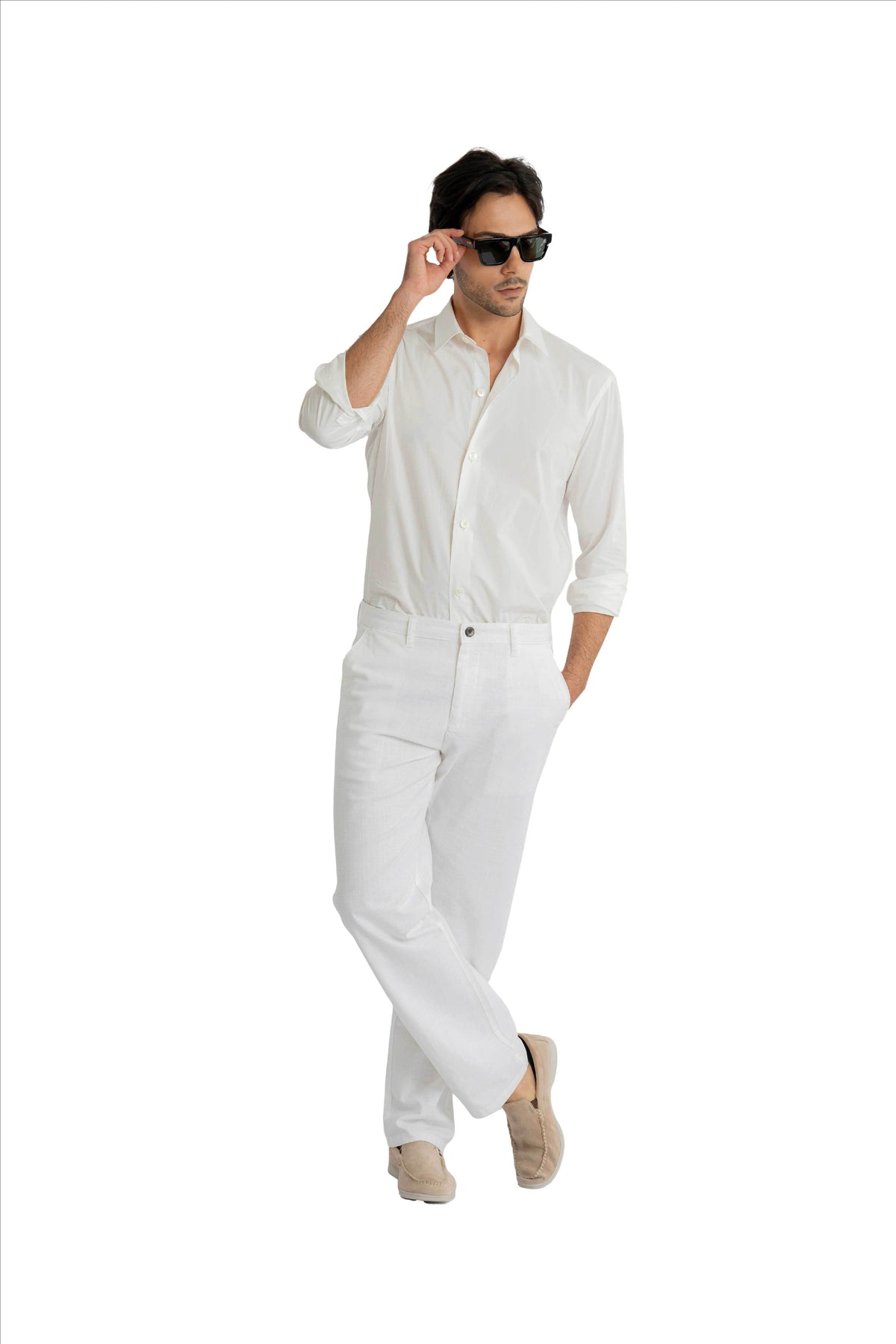 Coast Relaxed Fit 	Winter White Trouser.-zoom-5