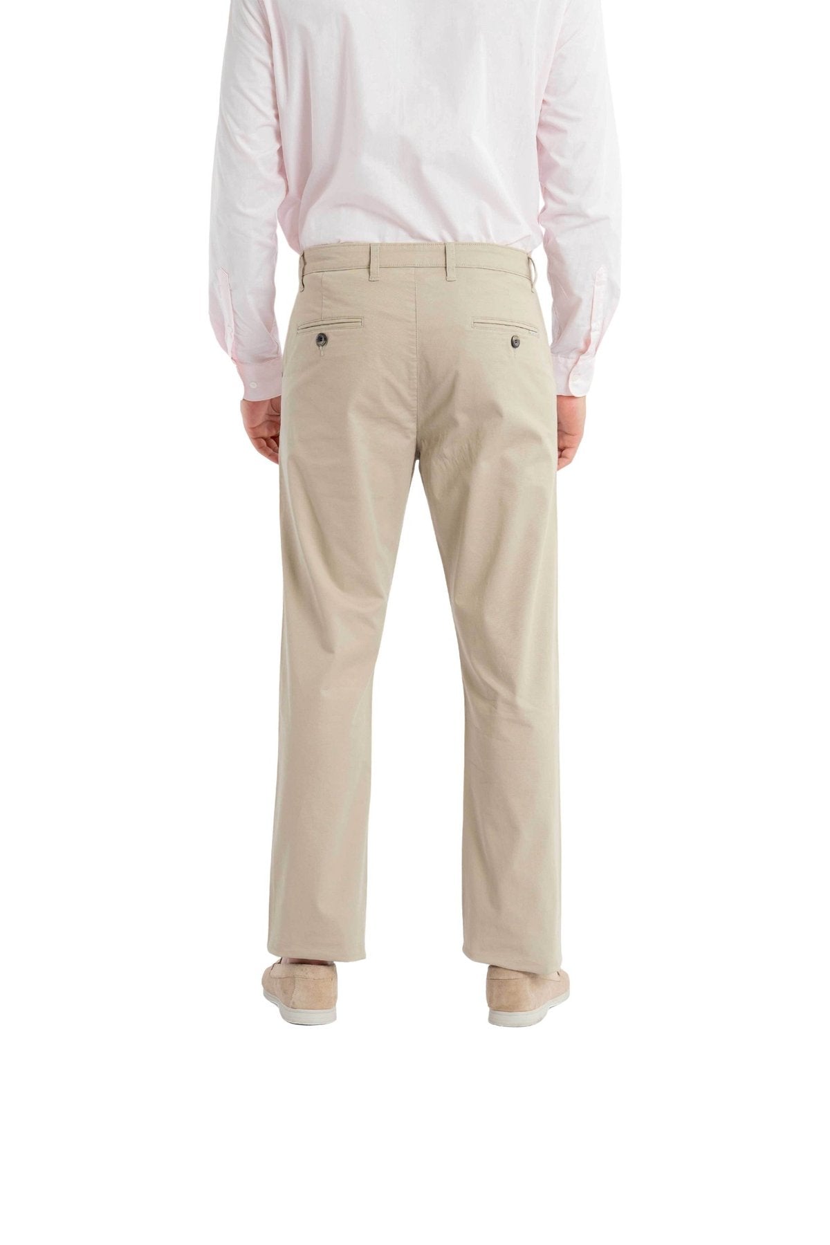 Ease Relaxed Fit Desert Sand Trouser.-3