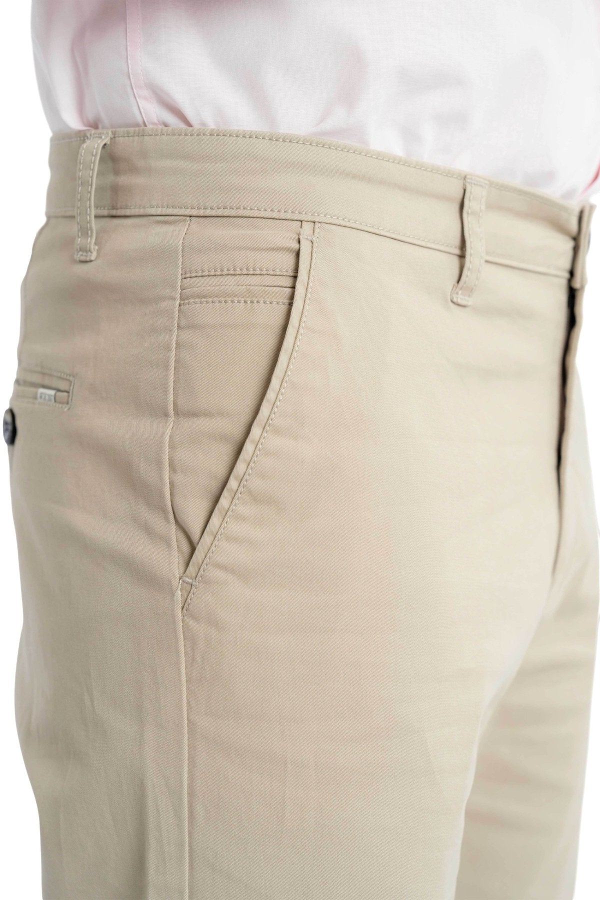 Ease Relaxed Fit Desert Sand Trouser.-zoom-1