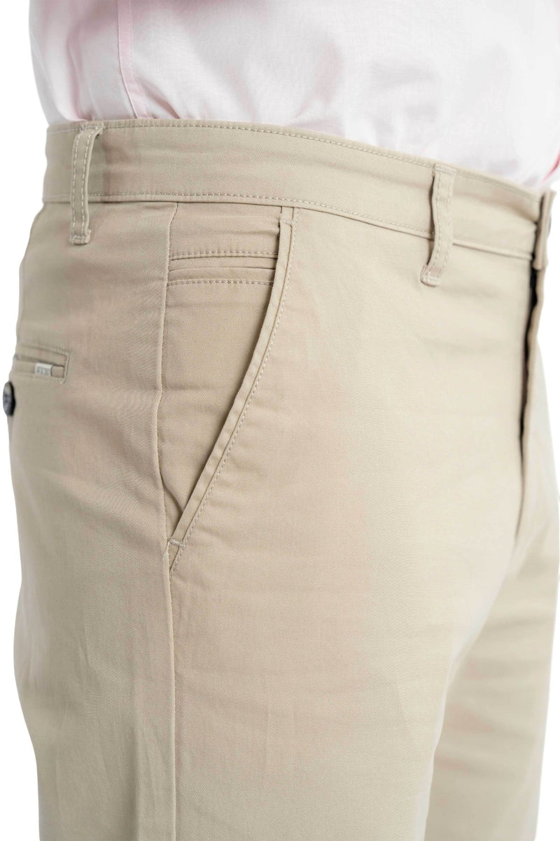 Ease Relaxed Fit Desert Sand Trouser.-zoom-