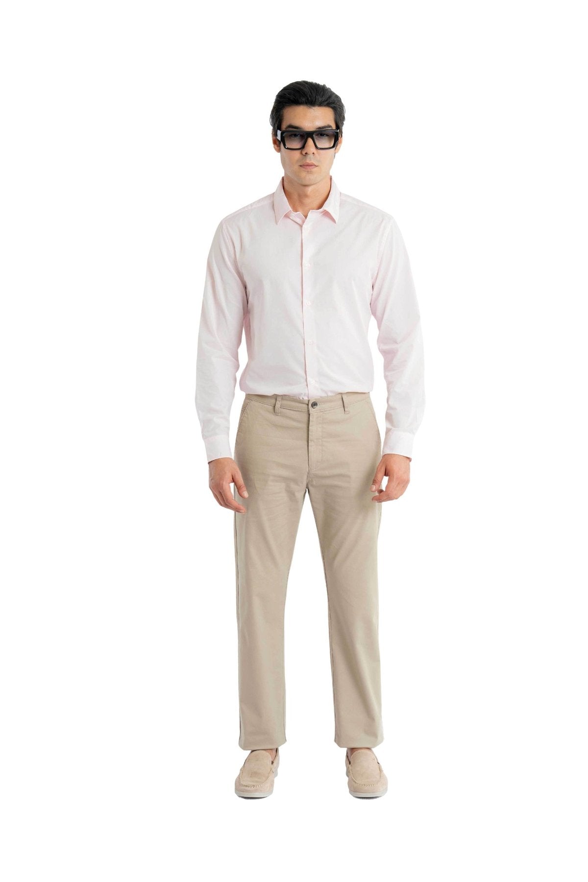 Ease Relaxed Fit Desert Sand Trouser.-zoom-4