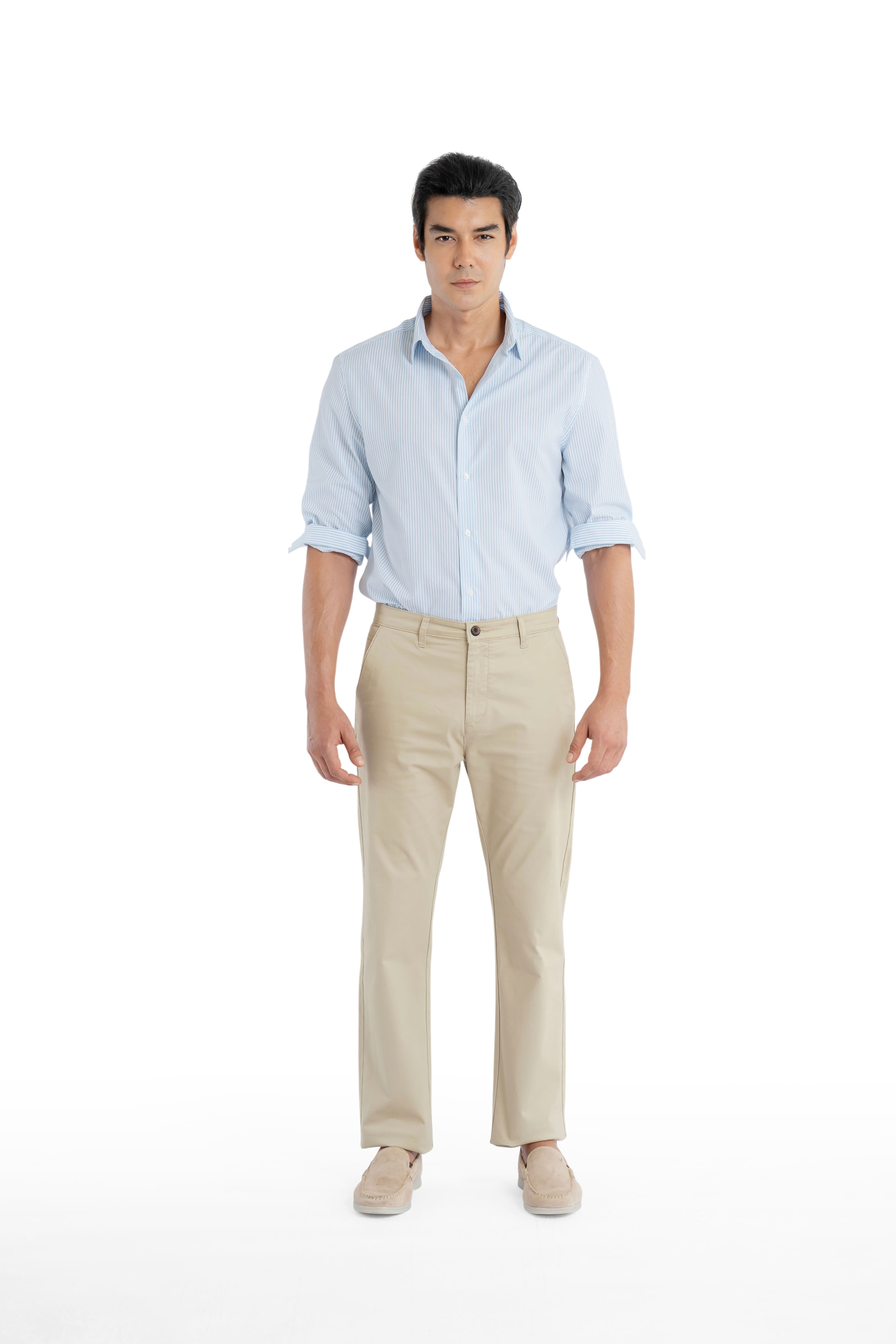 Motion Relaxed Fit Sand Fawn Trouser