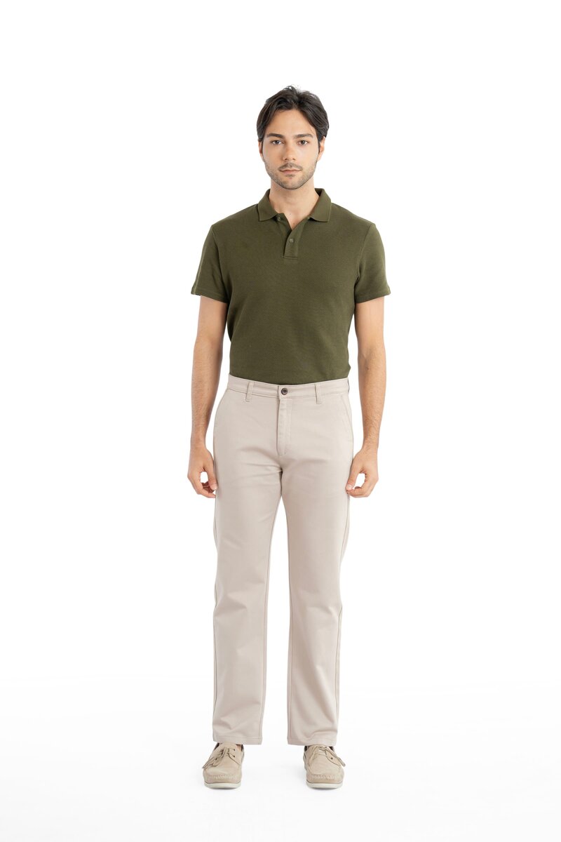 Edge Relaxed Fit Soft Cream Trouser