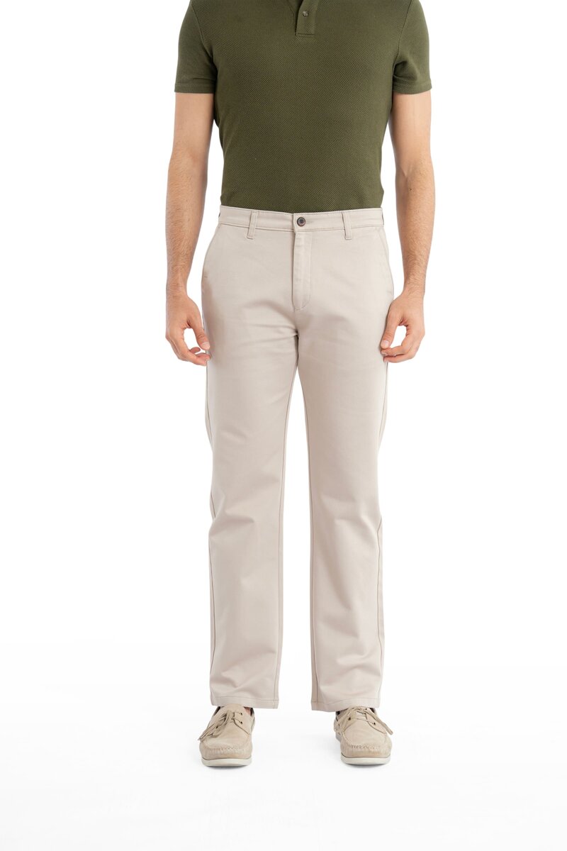 Edge Relaxed Fit Soft Cream Trouser