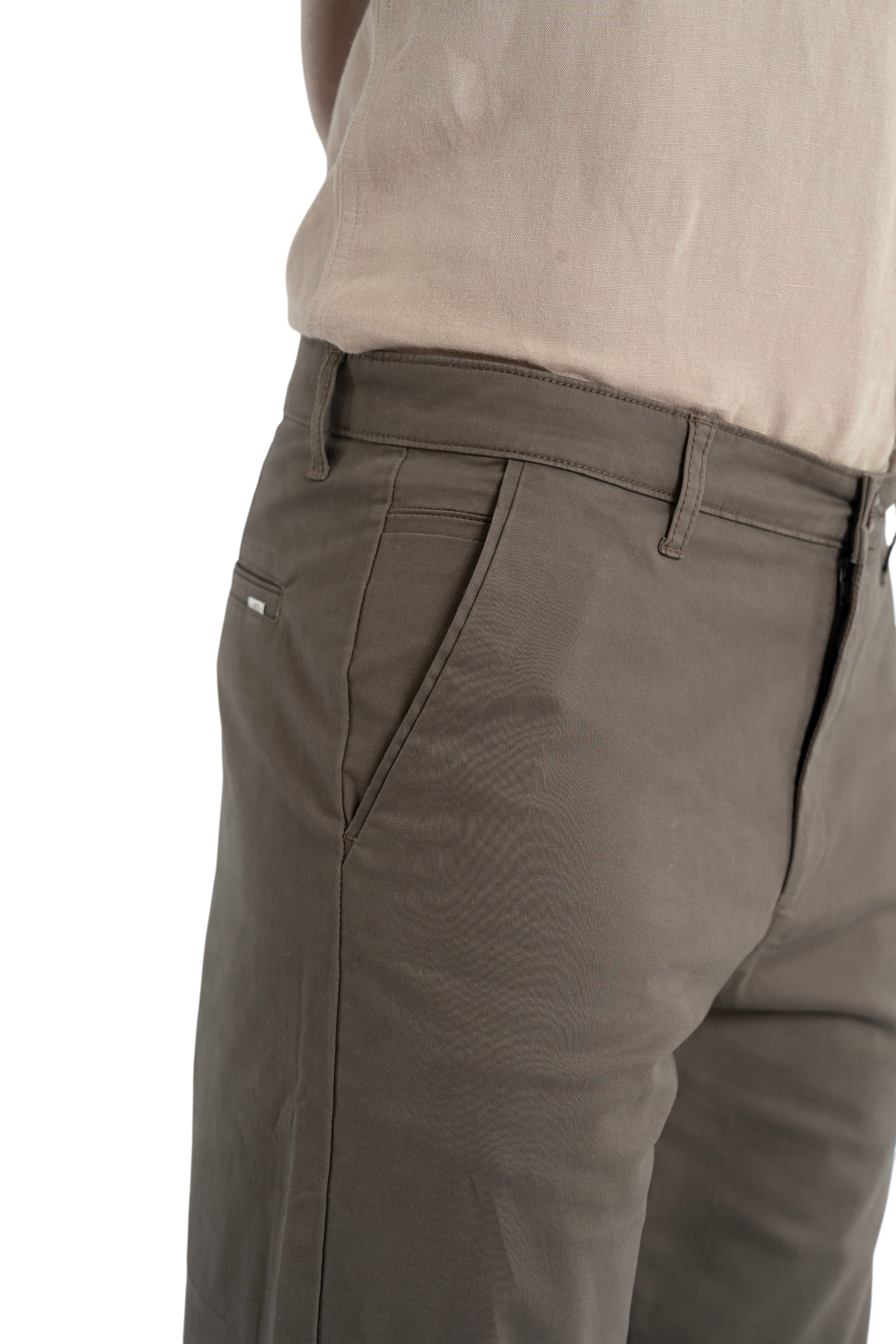 Edge Relaxed Fit  Driftwood Trouser-4