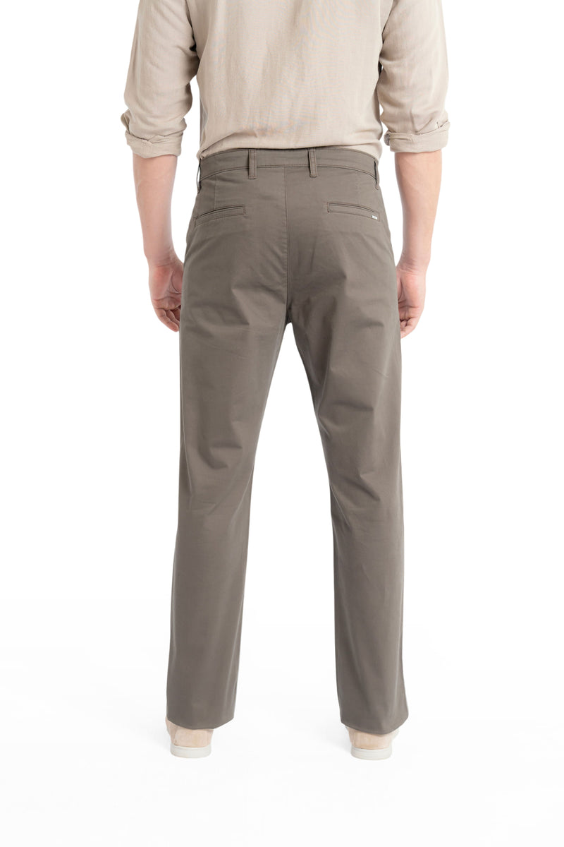 Edge Relaxed Fit  Driftwood Trouser-zoom-