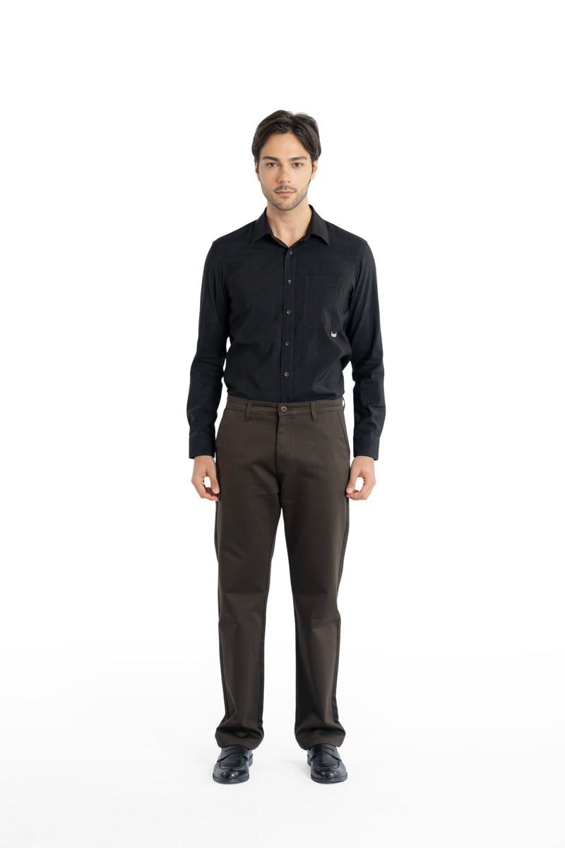 Edge Relaxed Fit Onyx Black Trouser-zoom-
