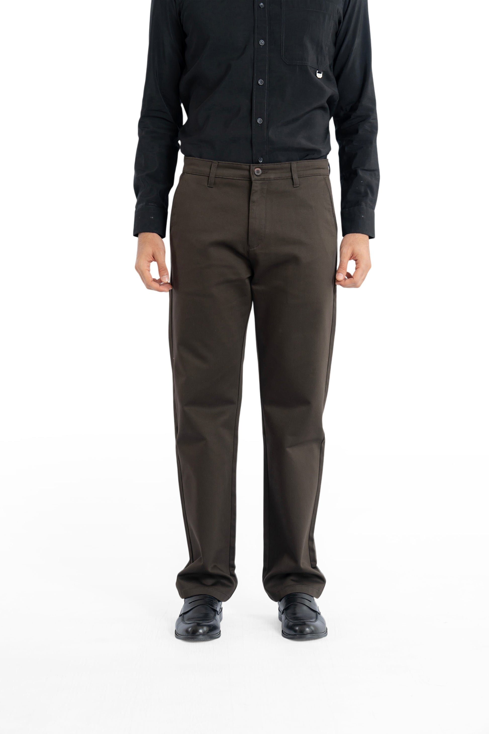 Edge Relaxed Fit Onyx Black Trouser-2
