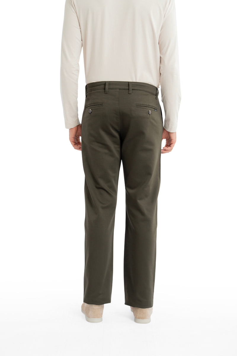 Edge Relaxed Fit Olive Moss Trouser-zoom-