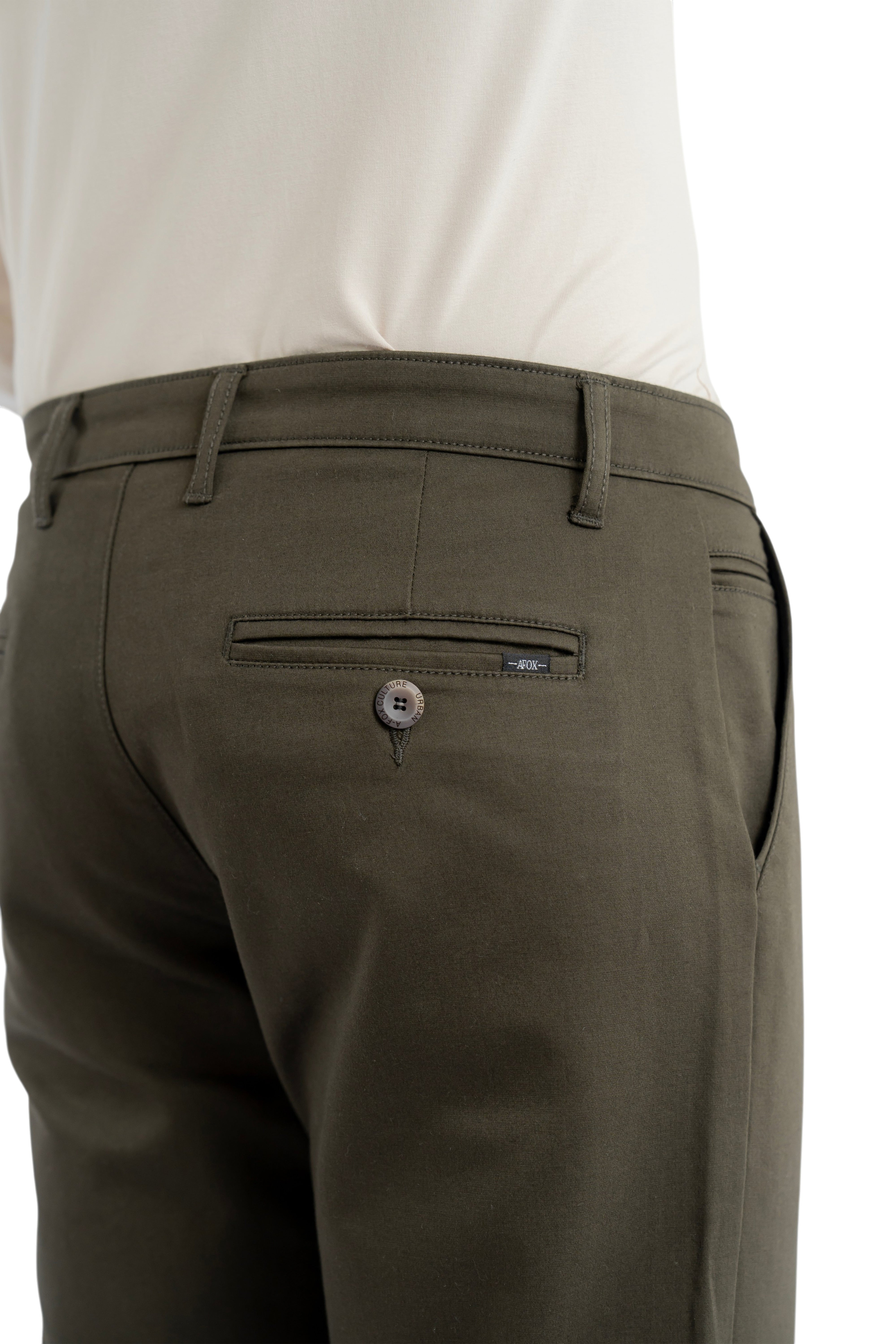 Edge Relaxed Fit Olive Moss Trouser-zoom-5