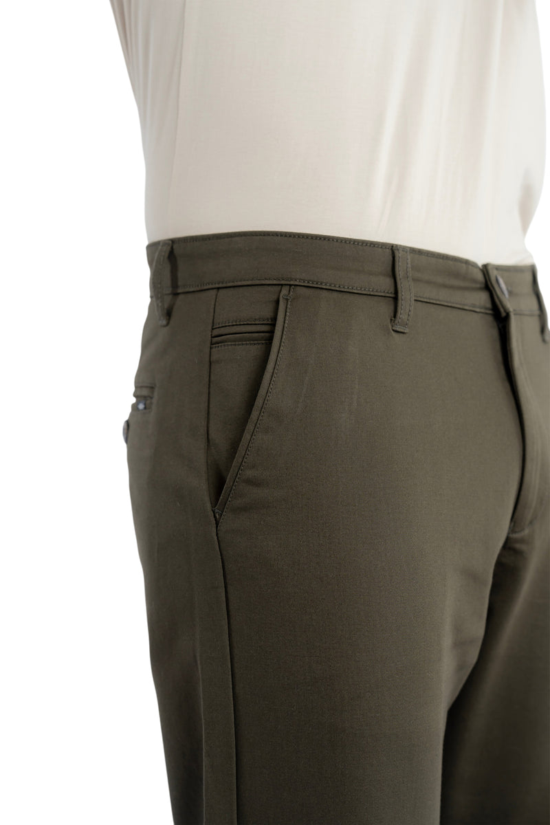 Edge Relaxed Fit Olive Moss Trouser-zoom-