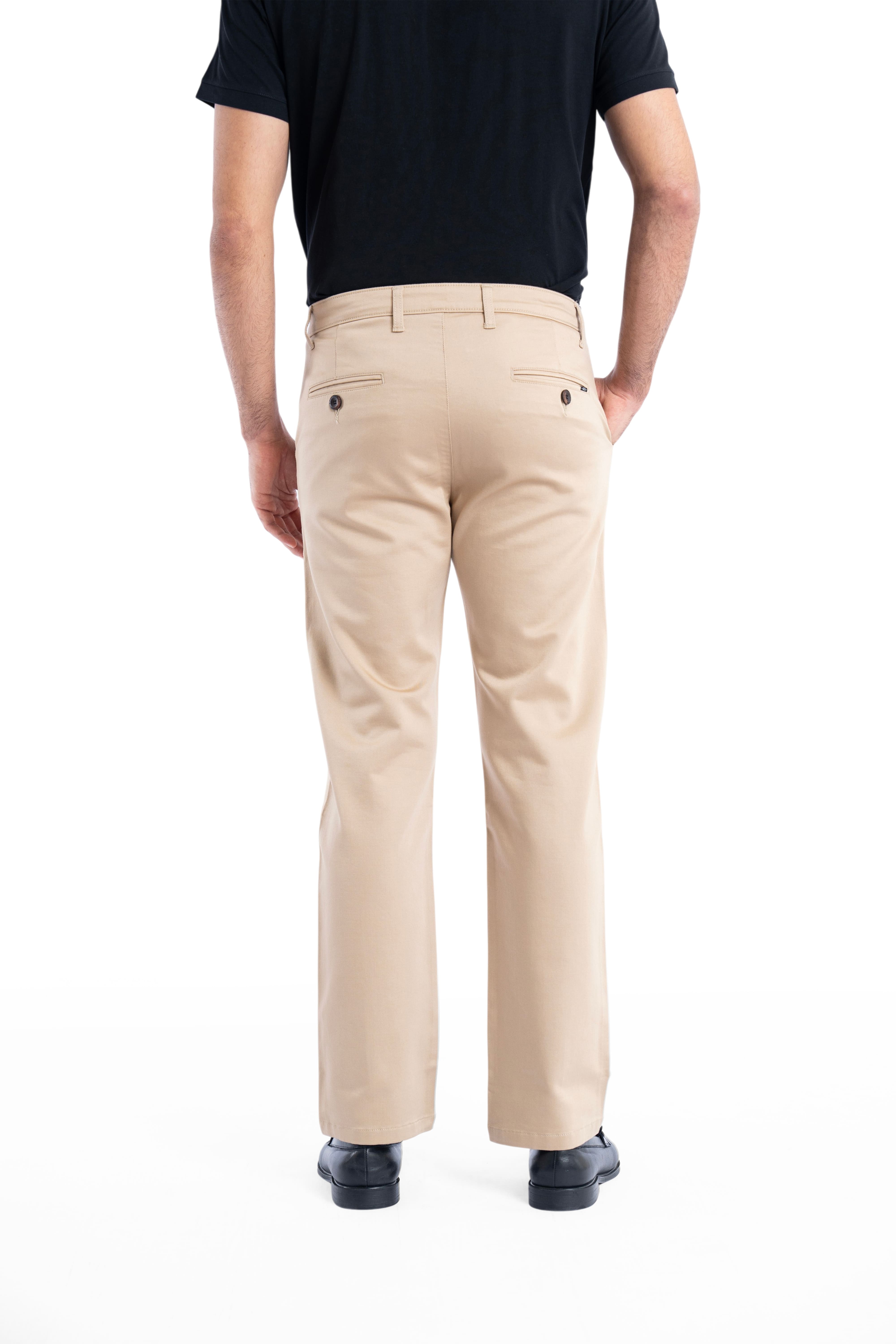 Edge Relaxed Fit Sandstone Beige Trouser-zoom-5