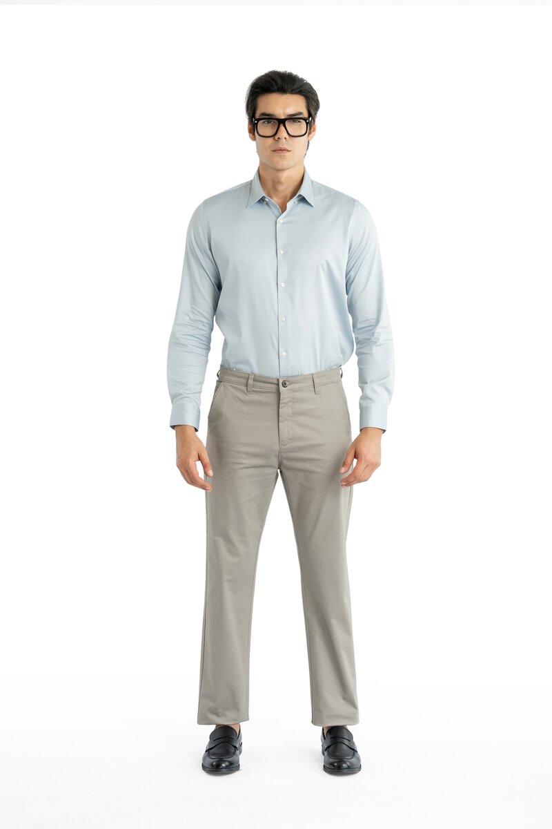 Motion Relaxed Fit Charcoal Grey Trouser