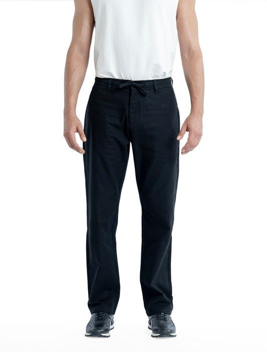 Air Relaxed Fit Jet Black Trouser.-zoom-