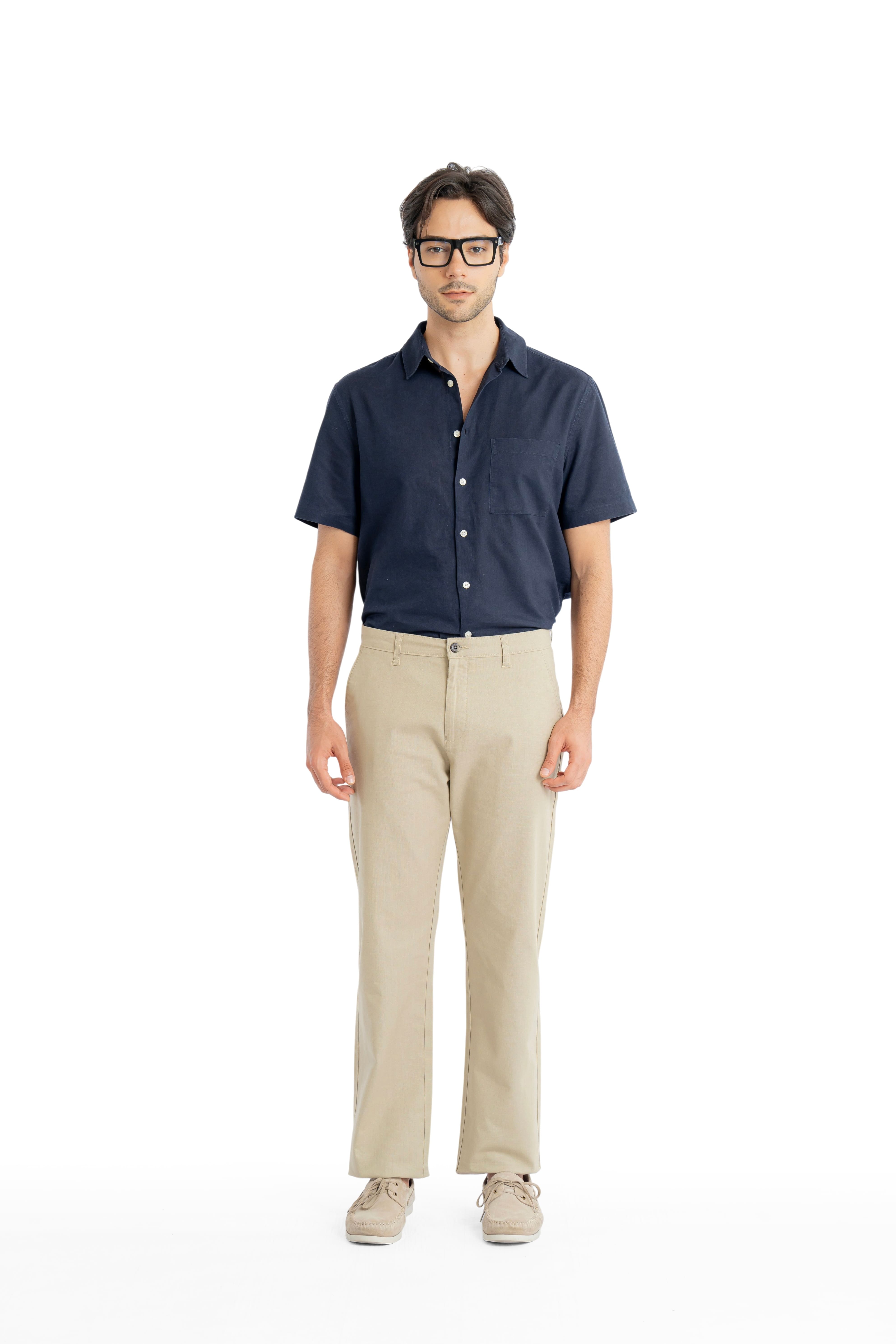 Coast Relaxed Fit Classic Khaki Trouser