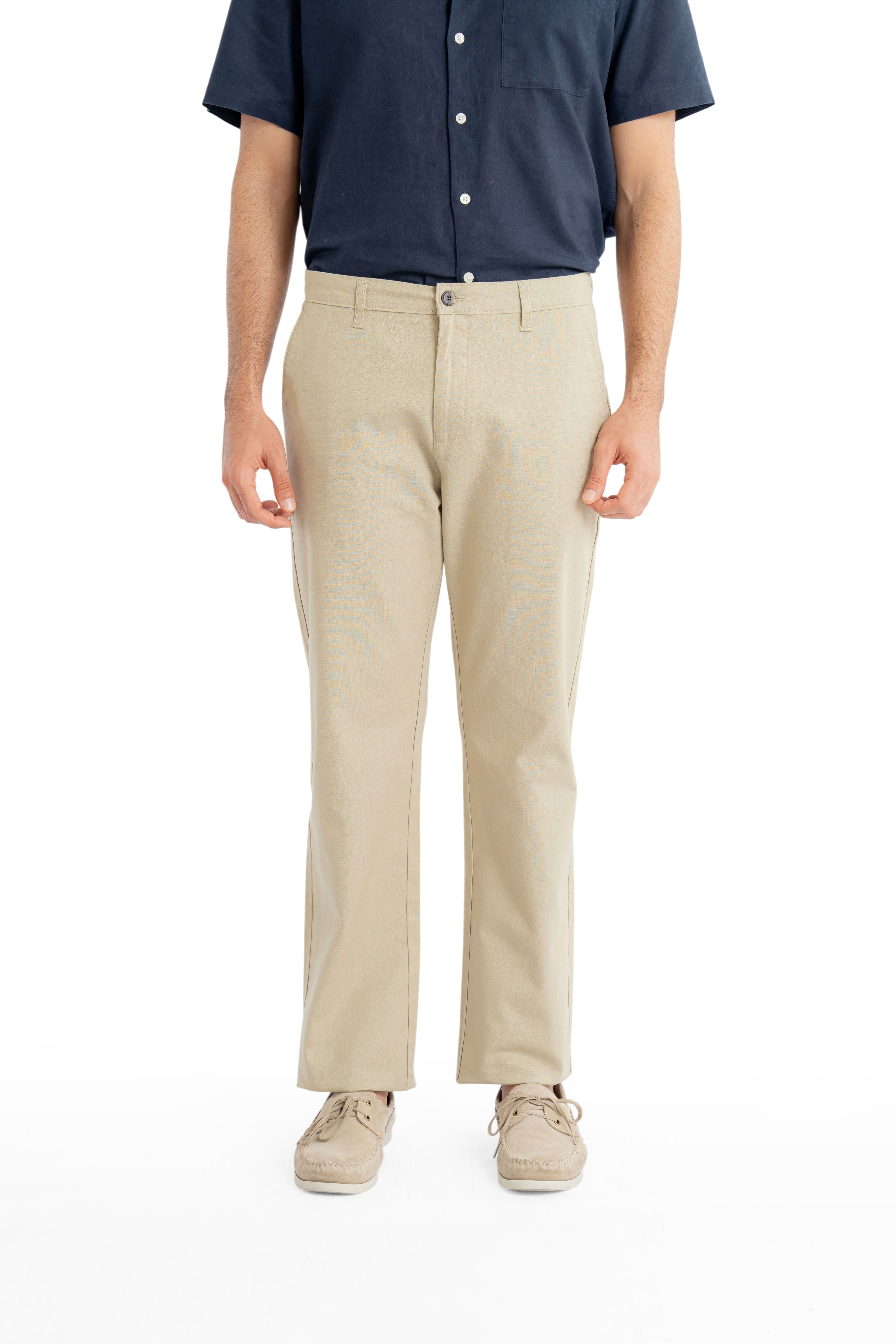 Coast Relaxed Fit Classic Khaki Trouser