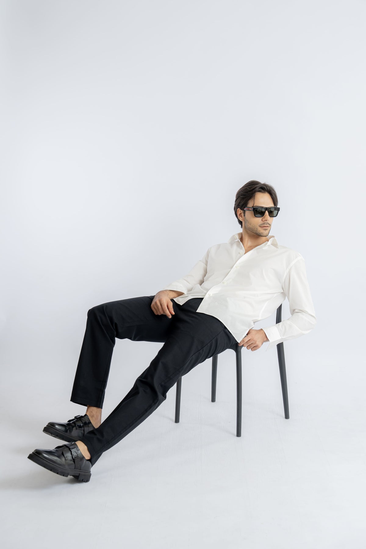 Coast Relaxed Fit Jet Black Trouser.-6