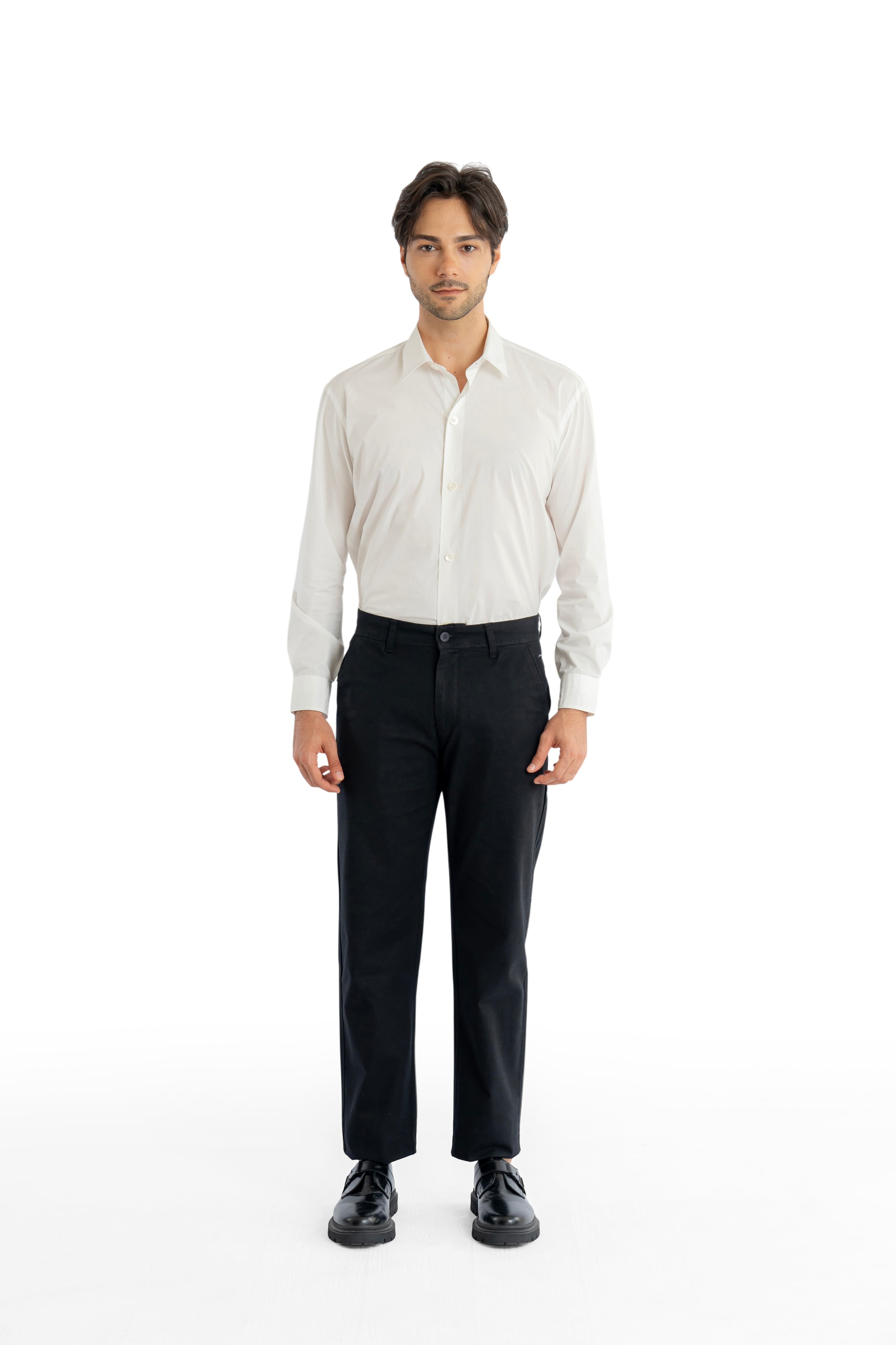 Coast Relaxed Fit Jet Black Trouser